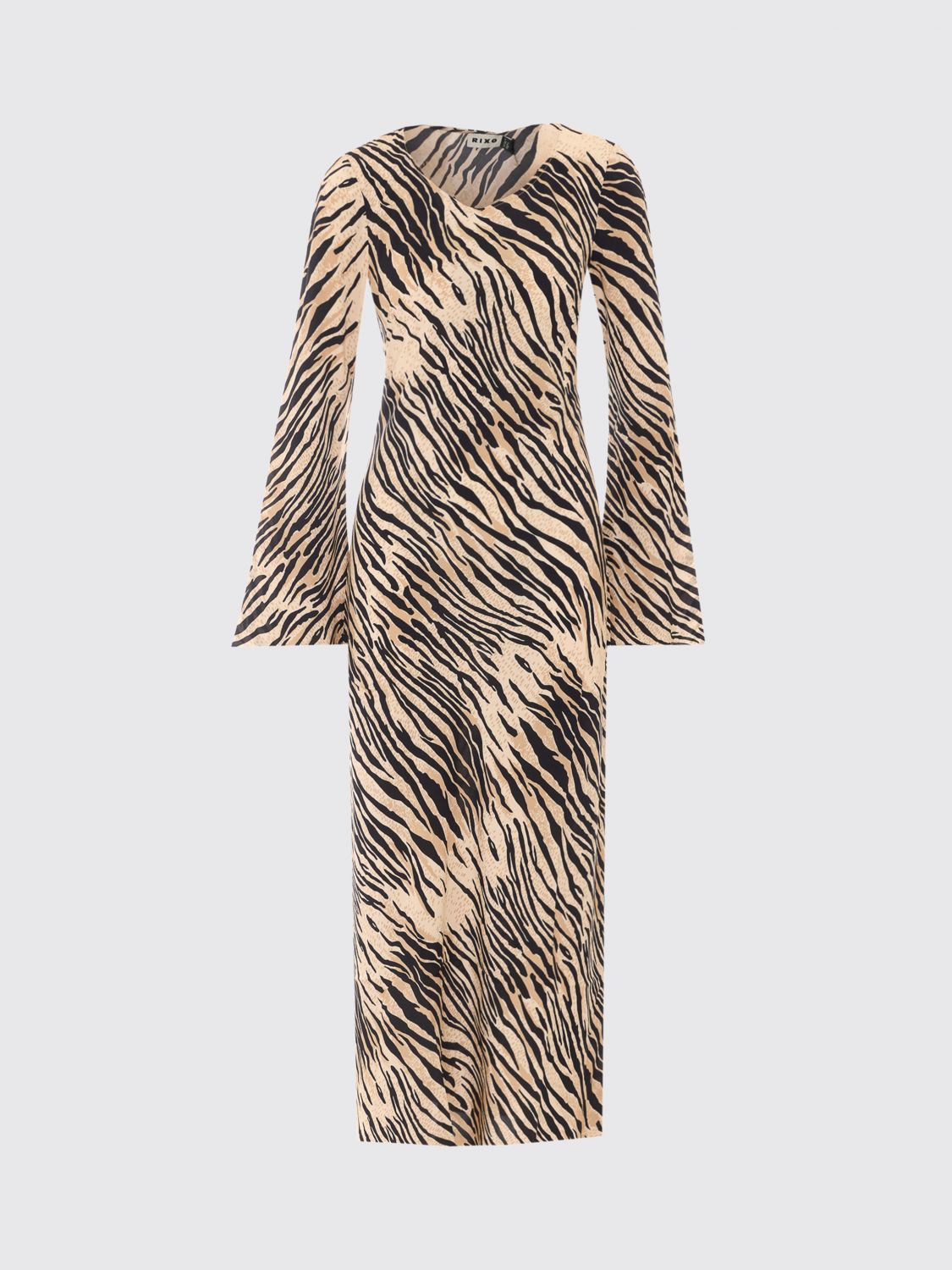 RIXO LONDON VESTIDO: Vestido mujer Rixo London, Beige - Img 2