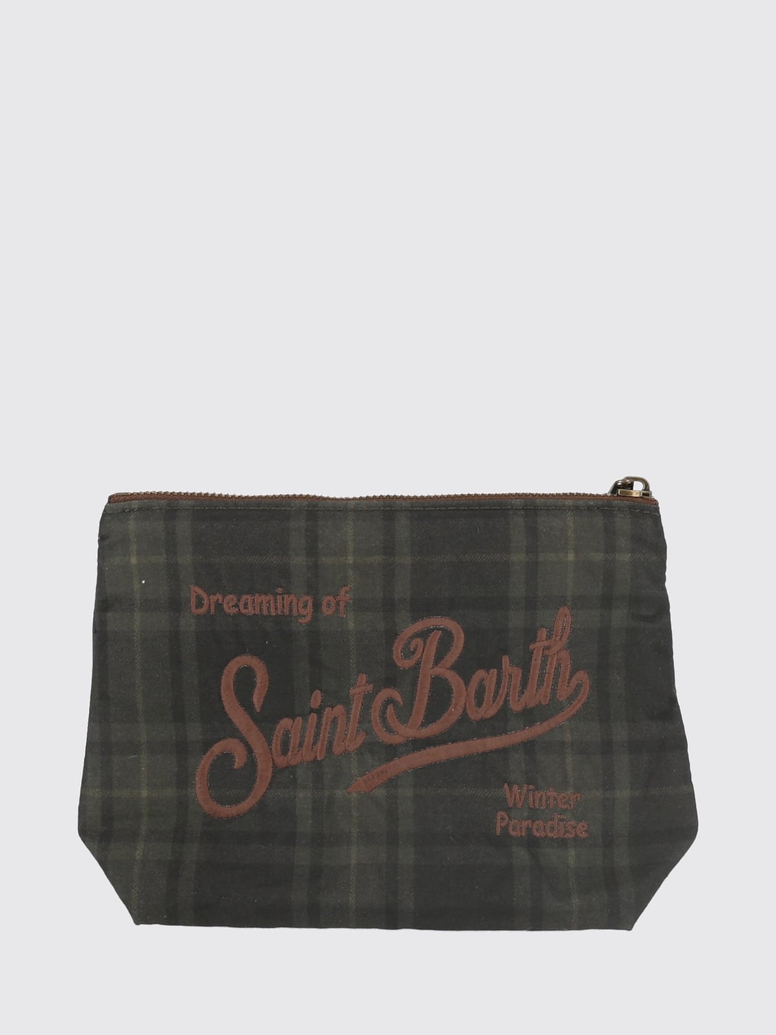 MC2 SAINT BARTH MINITASCHE: Mini-Handtasche Aline MC2 Saint Barth aus gewachster Baumwolle mit Schottenmuster, Bunt - Img 2