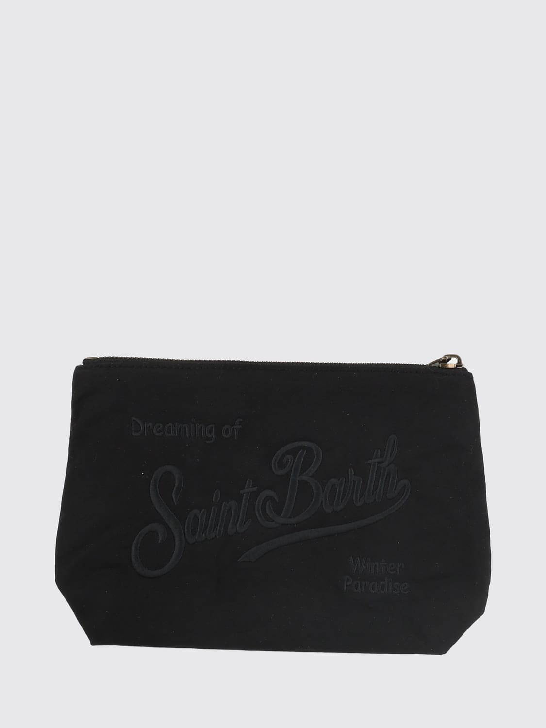 MC2 SAINT BARTH BORSA MINI: Mini borsa a mano Aline MC2 Saint Barth in cotone cerato con motivo tartan, Fa03 - Img 2