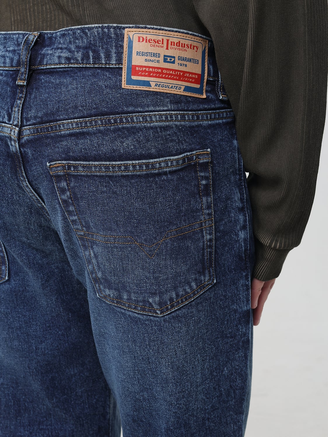 DIESEL JEANS: Jeans men Diesel, Blue - Img 3