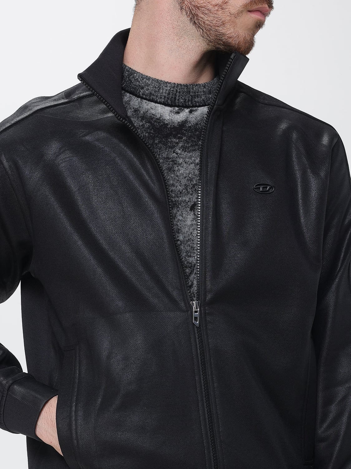 DIESEL SWEATSHIRT: Sweatshirt men Diesel, Black - Img 4