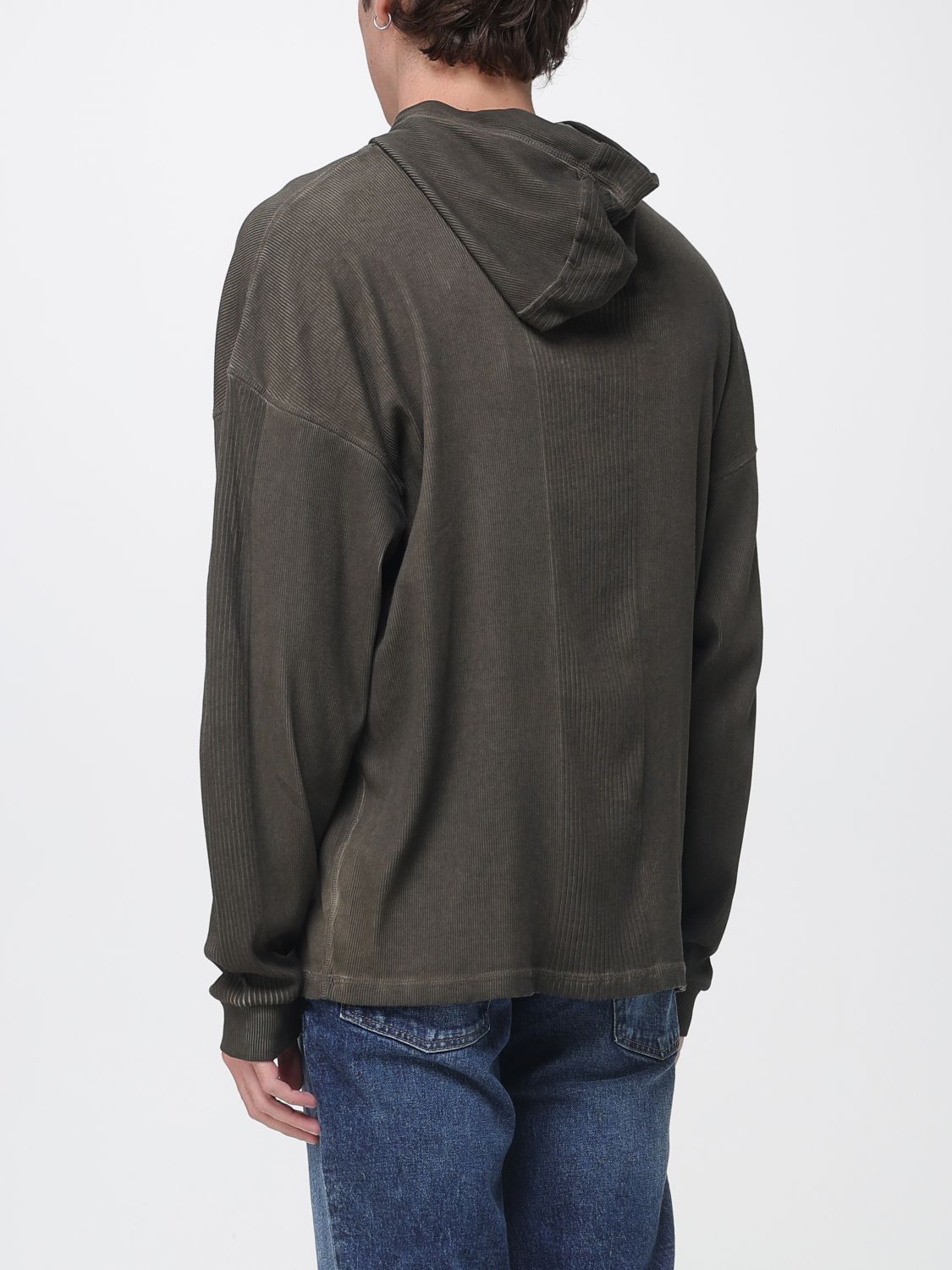 DIESEL SUDADERA: Sudadera hombre Diesel, Verde - Img 2