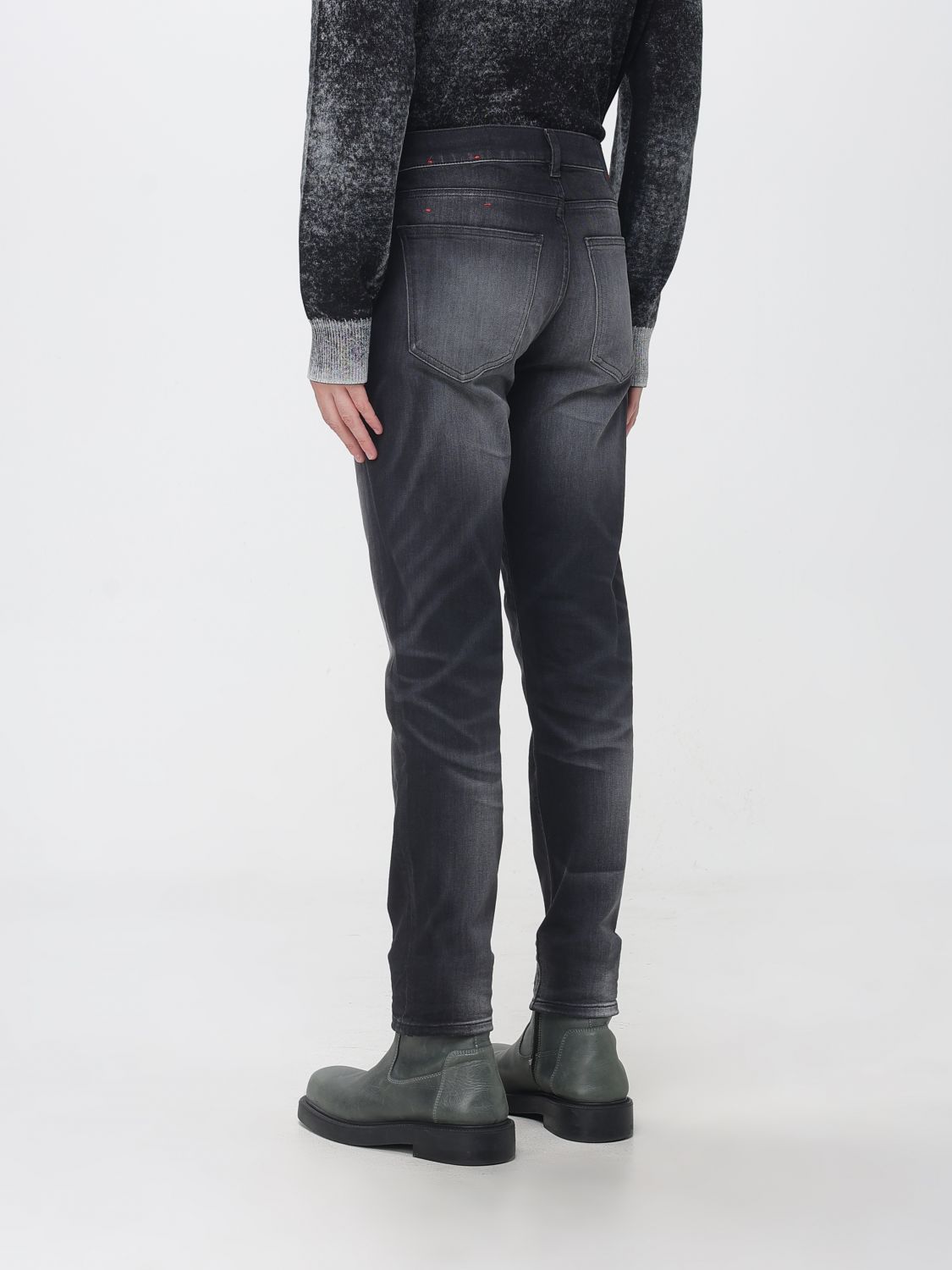 DIESEL JEANS: Jeans hombre Diesel, Negro - Img 2