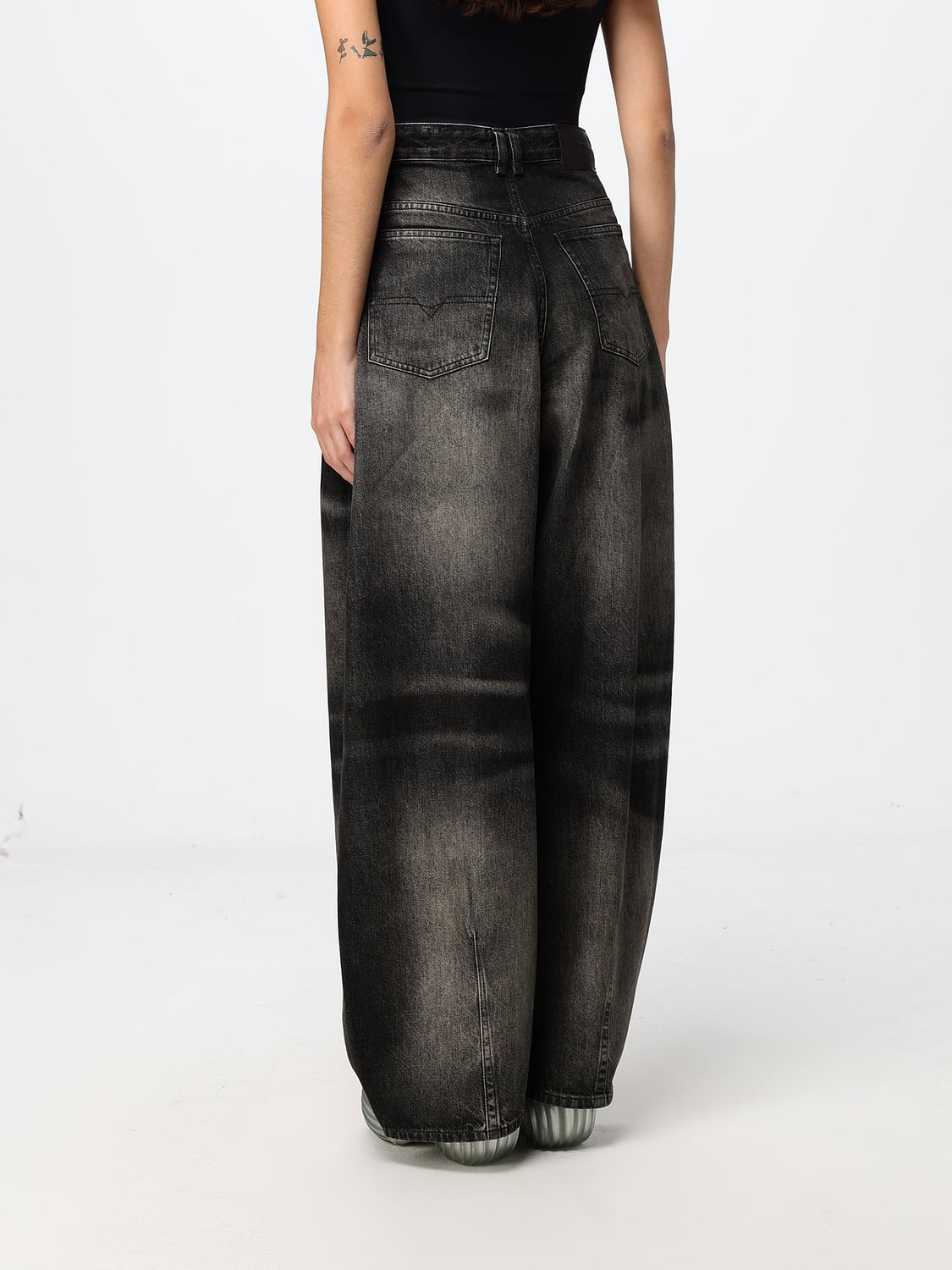 DIESEL JEANS: Jeans damen Diesel, Schwarz - Img 2