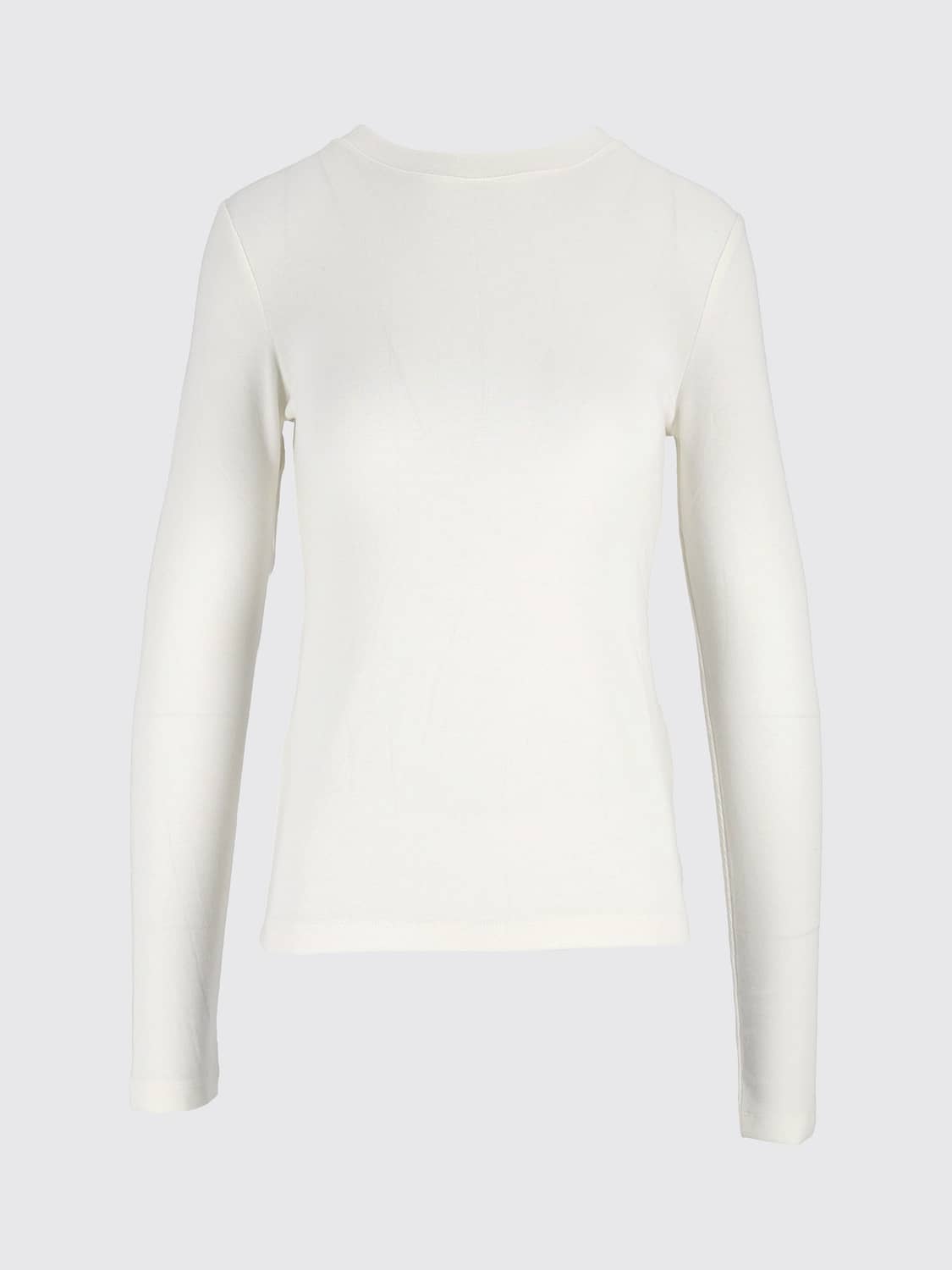 ELEH CAMISETA: Camiseta de manga larga y cuello redondo Eleh en mezcla de algodón con corte slim, Blanco - Img 2