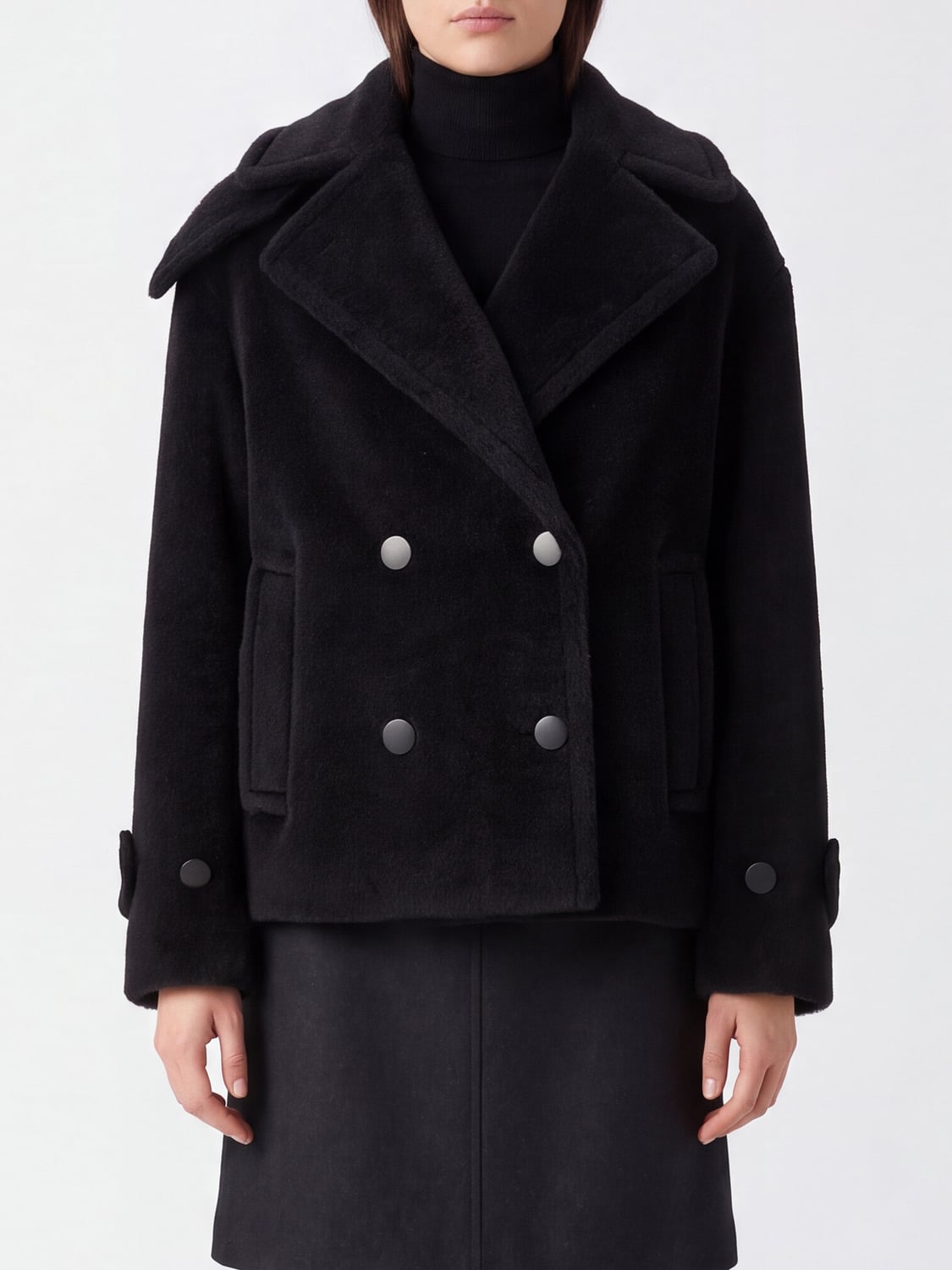 TAGLIATORE COAT: Jacket woman Tagliatore, Black - Img 1