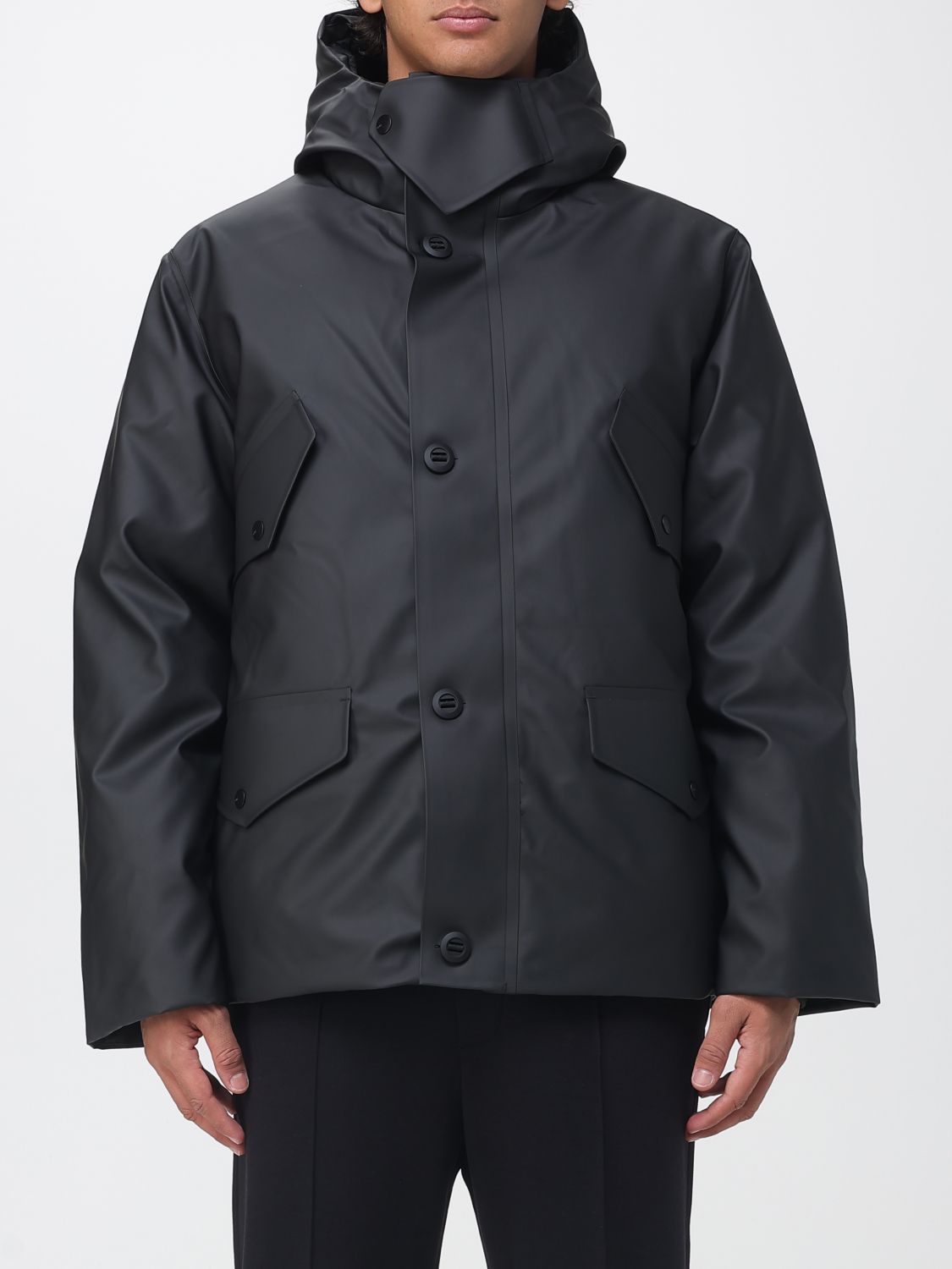 RAINS JACKET: Jacket men Rains, Black - Img 1