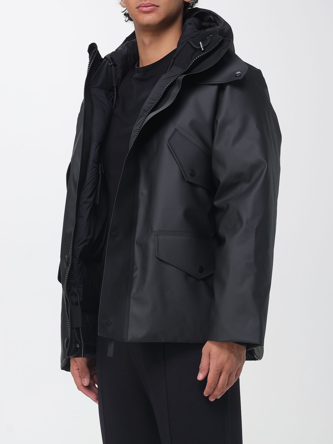 RAINS JACKET: Jacket men Rains, Black - Img 3