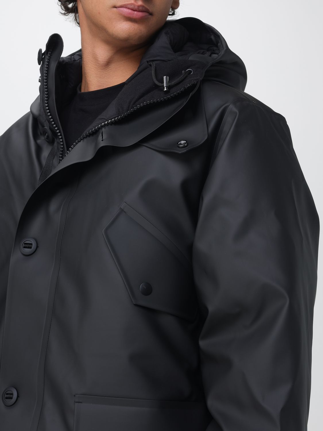 RAINS JACKET: Jacket men Rains, Black - Img 4
