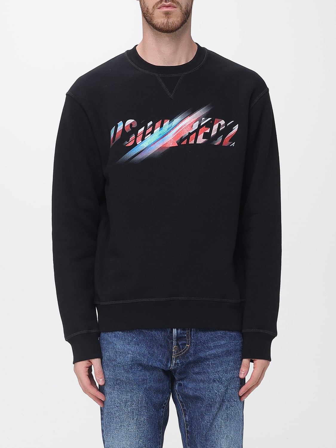 DSQUARED2 SWEATSHIRT: Sweatshirt men Dsquared2, Black - Img 1
