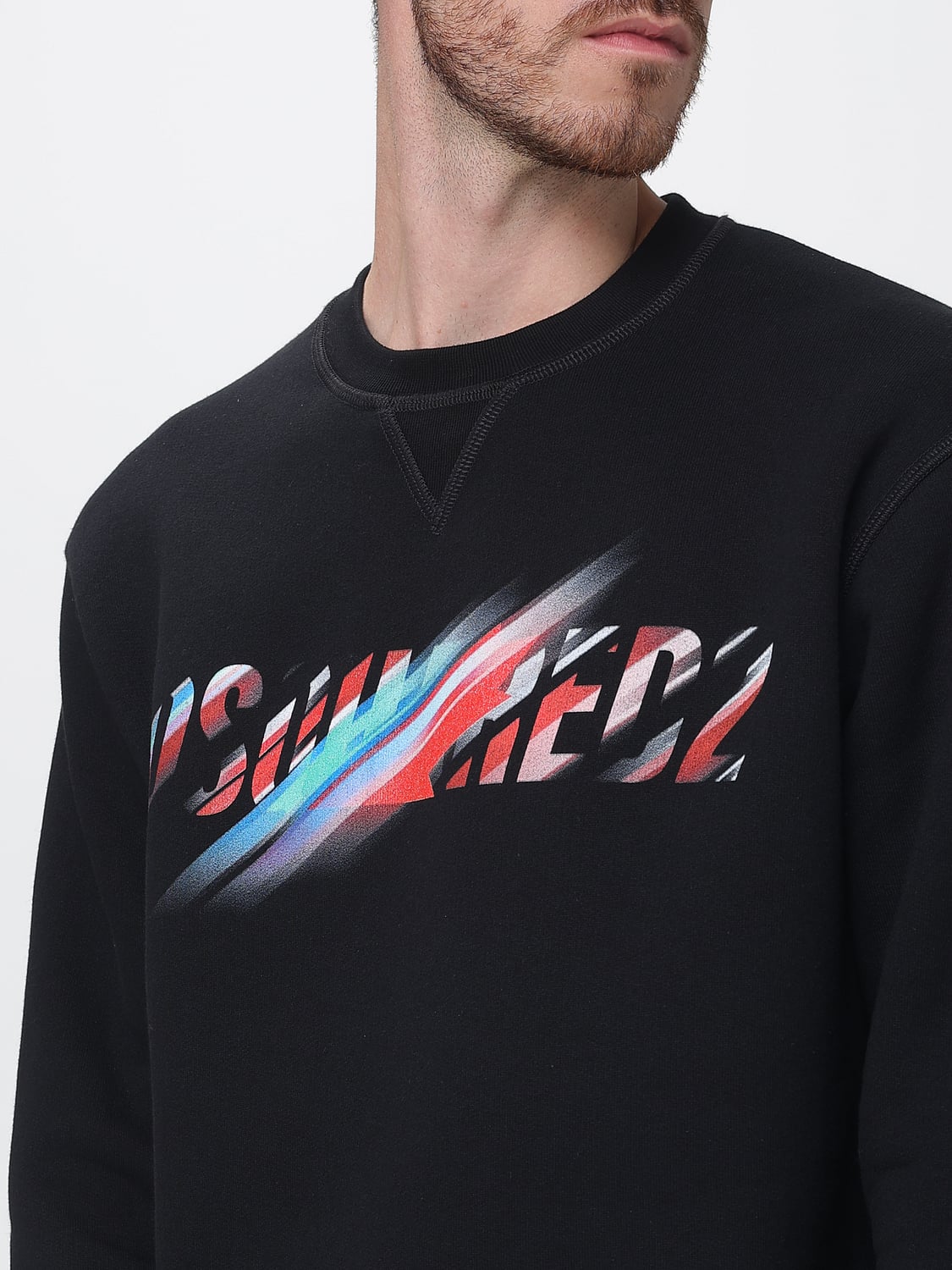 DSQUARED2 SWEATSHIRT: Sweatshirt men Dsquared2, Black - Img 3