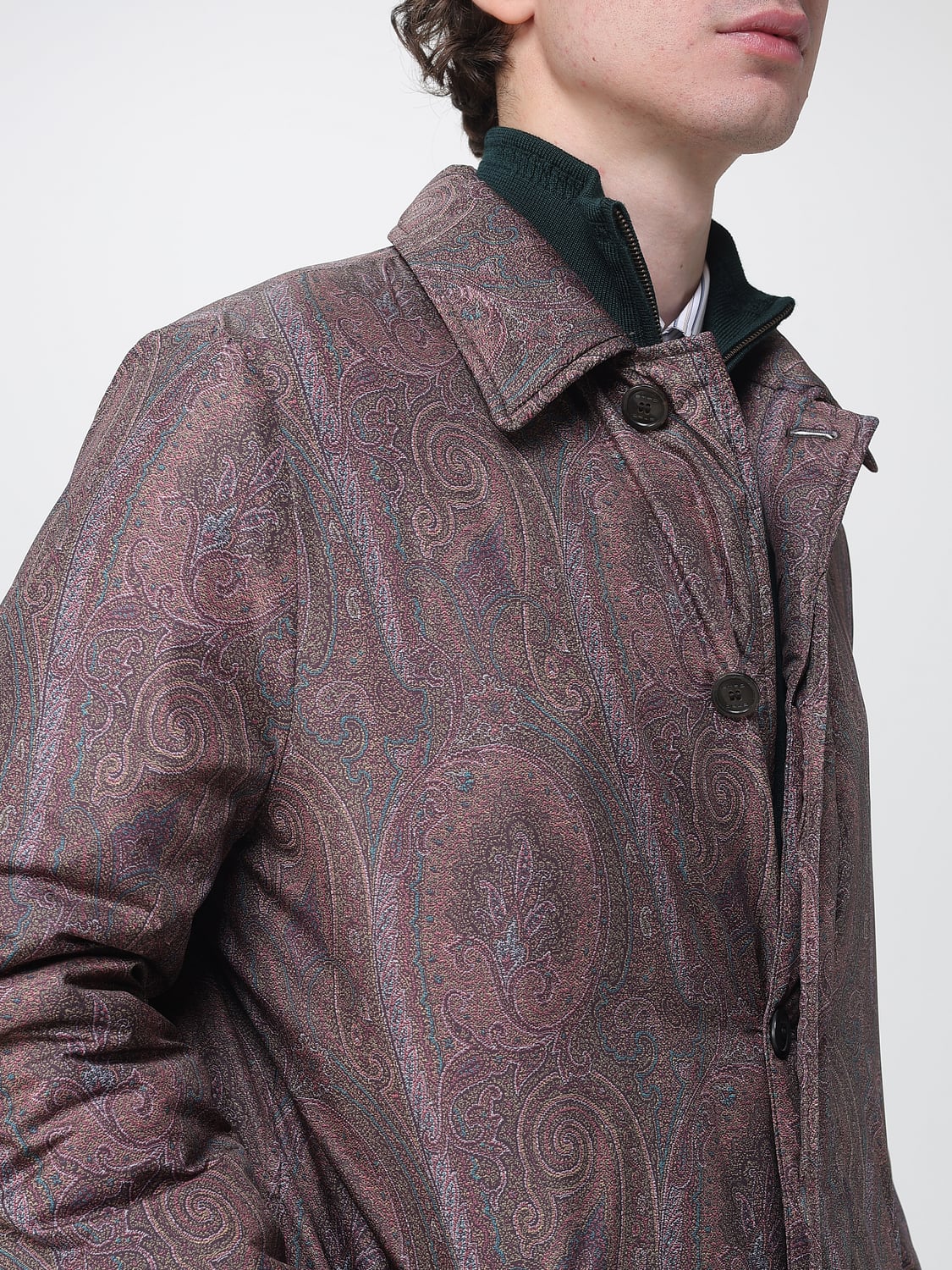 ETRO JACKET: Jacket men Etro, Brown - Img 5