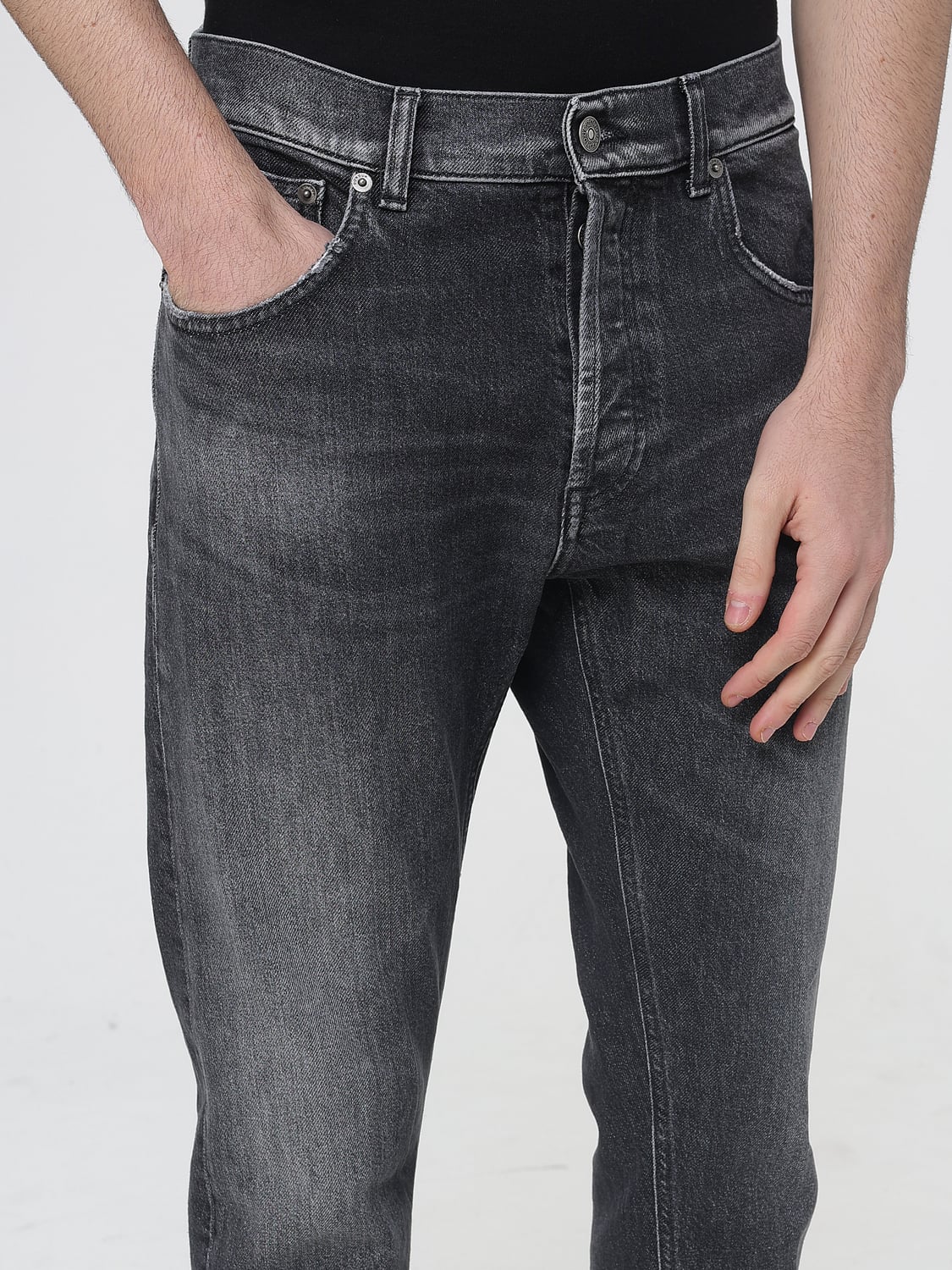 DONDUP JEANS: Jeans uomo Dondup, Nero - Img 3