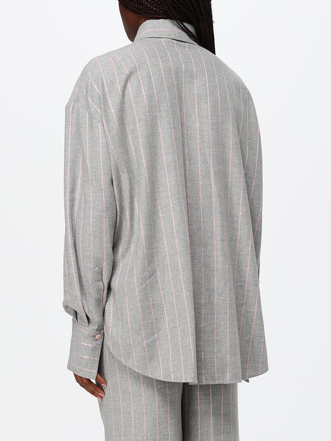 GENNY CAMISA: Camisa mujer Genny, Gris - Img 2