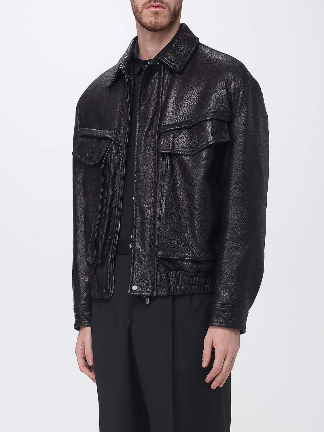 SALVATORE SANTORO JACKE: Jacke herren Salvatore Santoro, Schwarz - Img 3