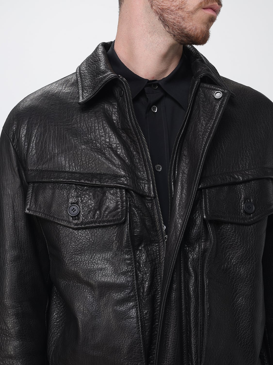 SALVATORE SANTORO JACKE: Jacke herren Salvatore Santoro, Schwarz - Img 4