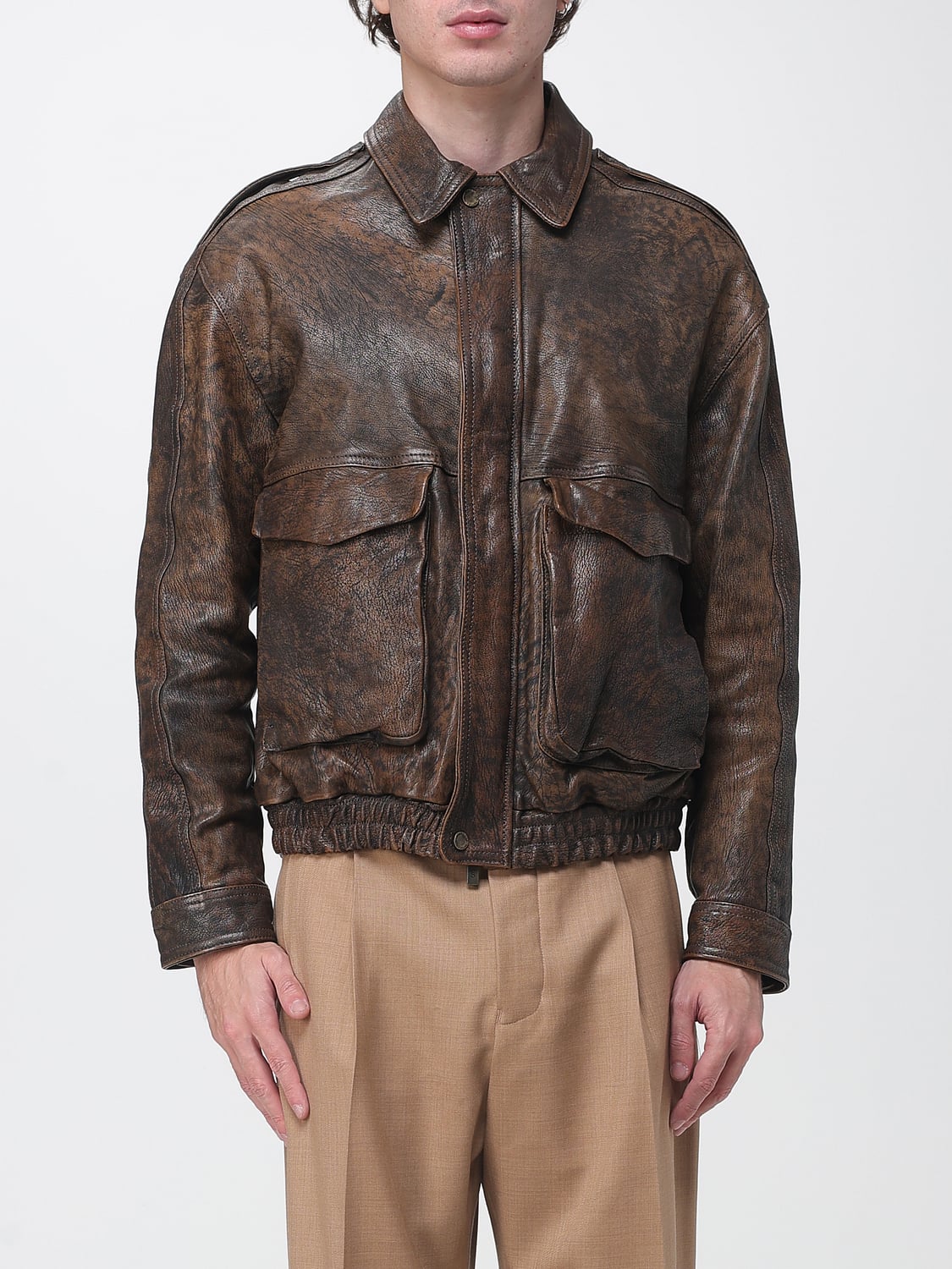 SALVATORE SANTORO JACKET: Jacket men Salvatore Santoro, Brown - Img 1