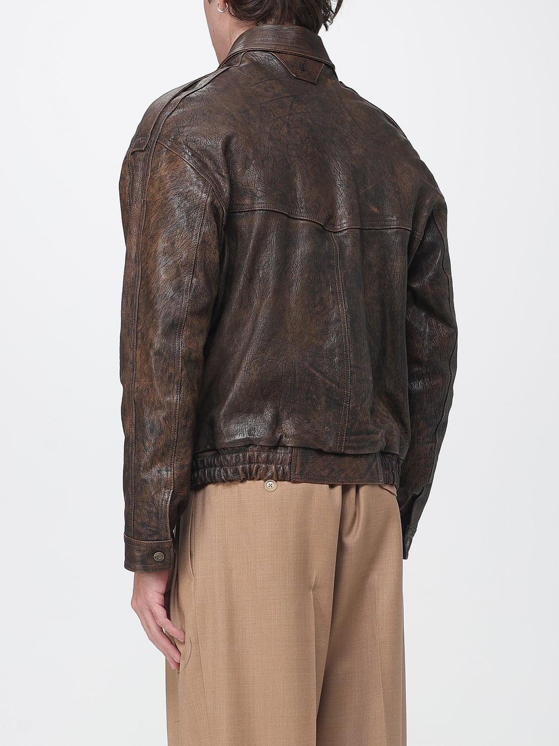 SALVATORE SANTORO JACKET: Jacket men Salvatore Santoro, Brown - Img 2