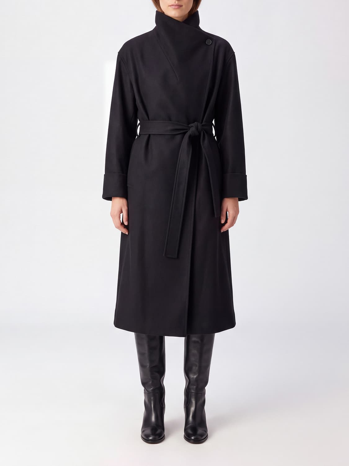 ISSEY MIYAKE ABRIGO: Chaqueta mujer Issey Miyake, Negro - Img 1