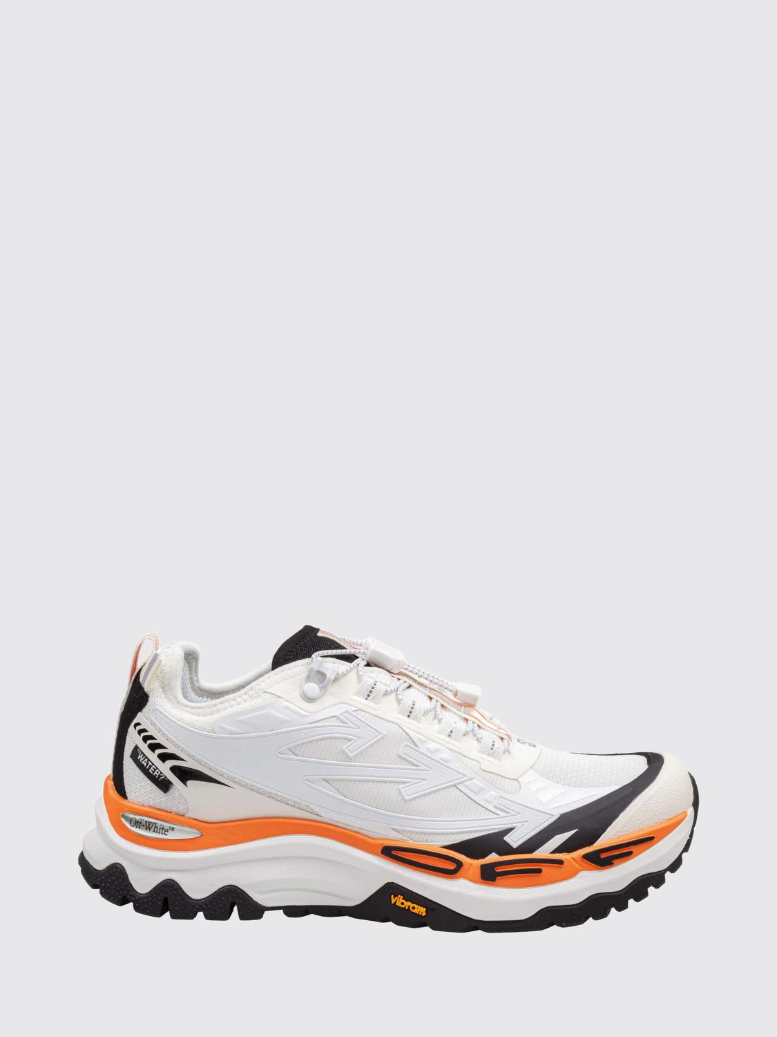 OFF-WHITE SNEAKERS: Sneakers basse Be Right Back Trail Off-White in tessuto tecnico con suola Vibram, Nero - Img 1