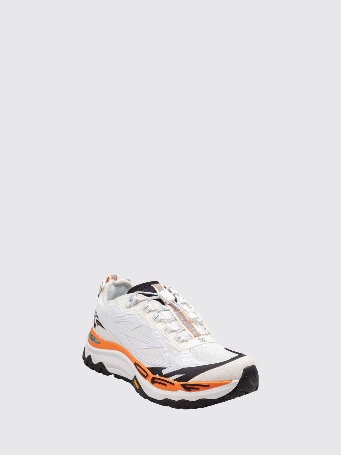 OFF-WHITE SNEAKERS: Sneakers basse Be Right Back Trail Off-White in tessuto tecnico con suola Vibram, Nero - Img 2