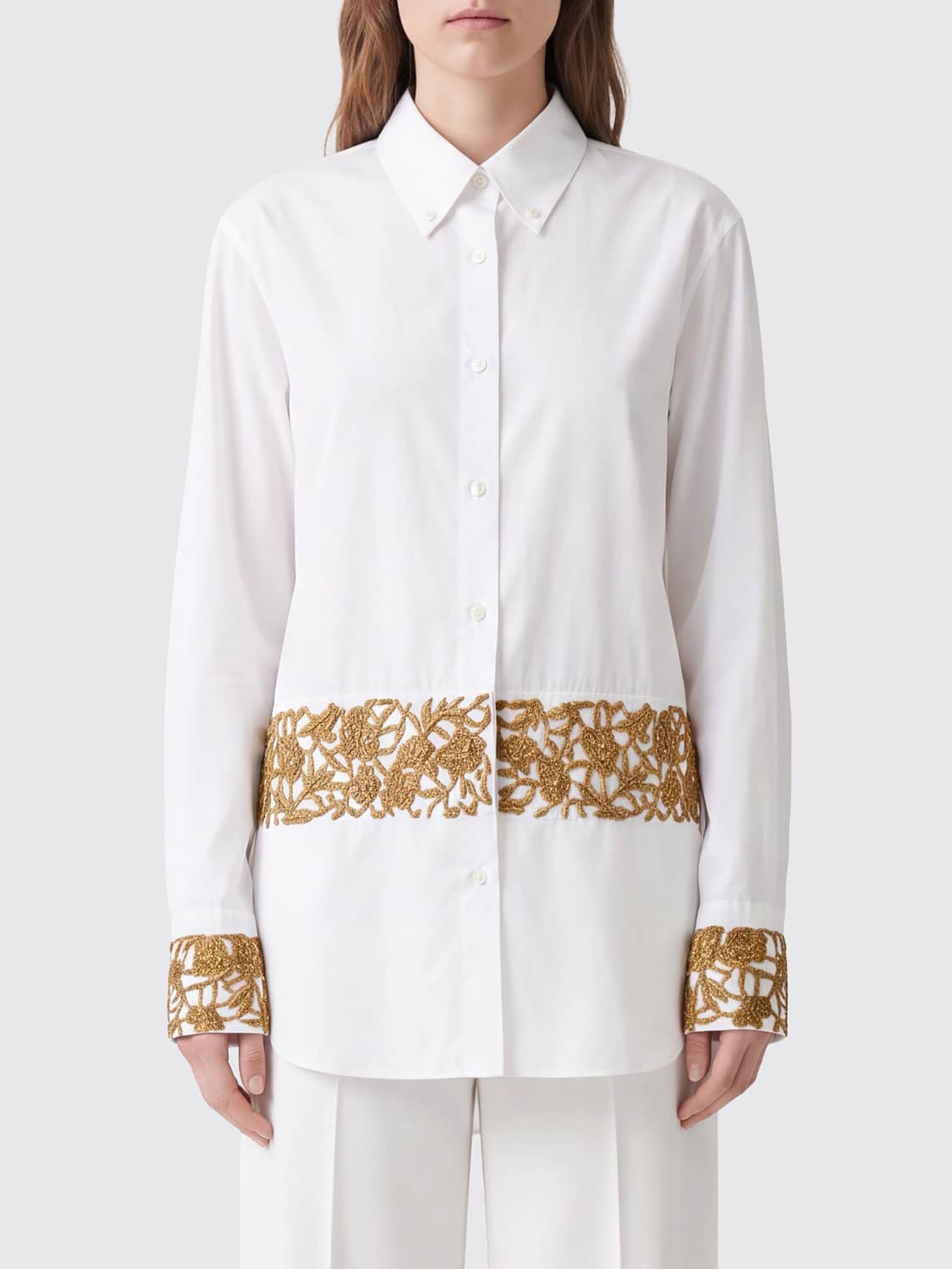 DRIES VAN NOTEN CAMICIA: Camicia donna Dries Van Noten, Bianco - Img 1