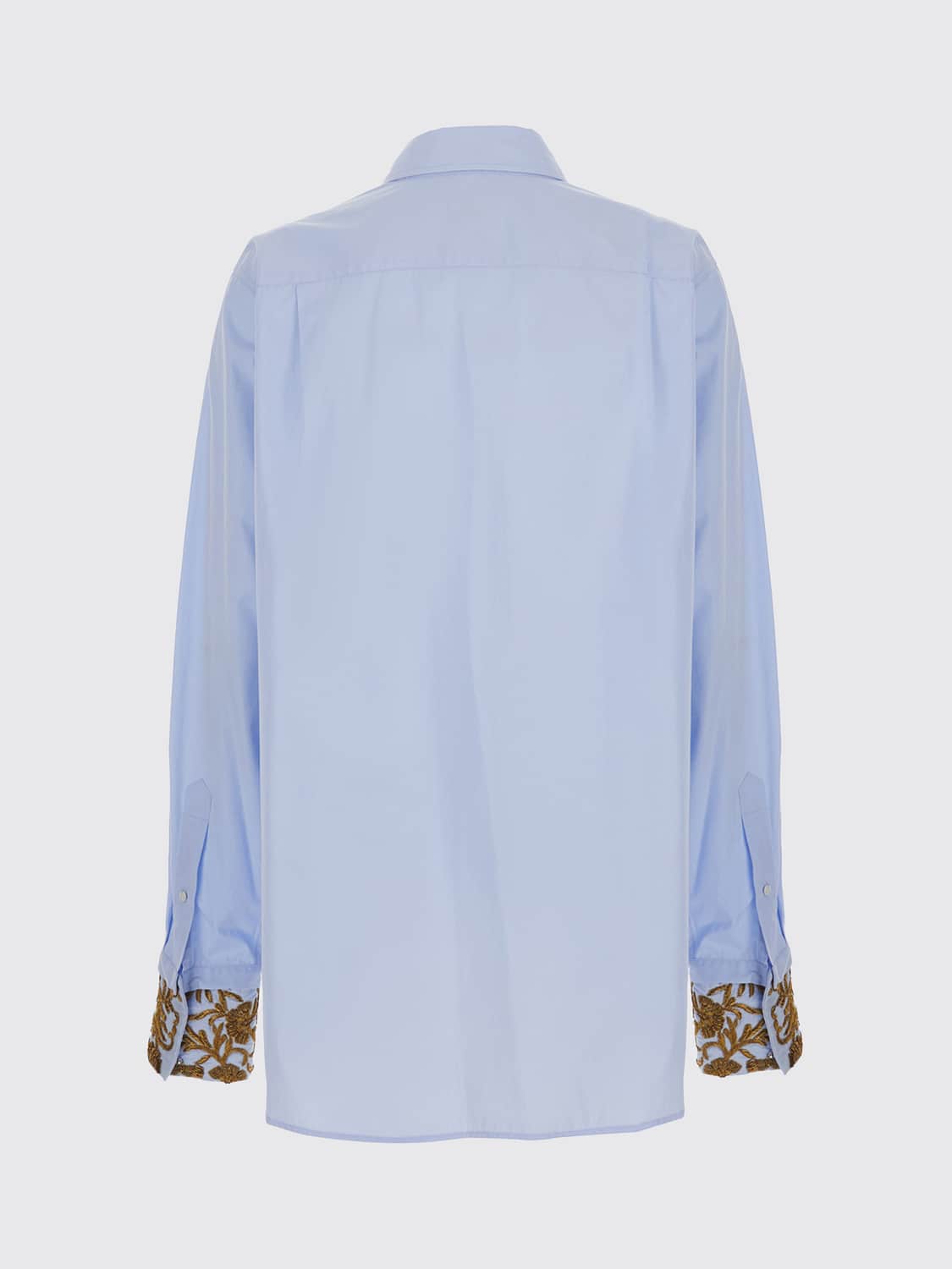 DRIES VAN NOTEN HEMDBLUSE: Hemdbluse damen Dries Van Noten, Blau - Img 3