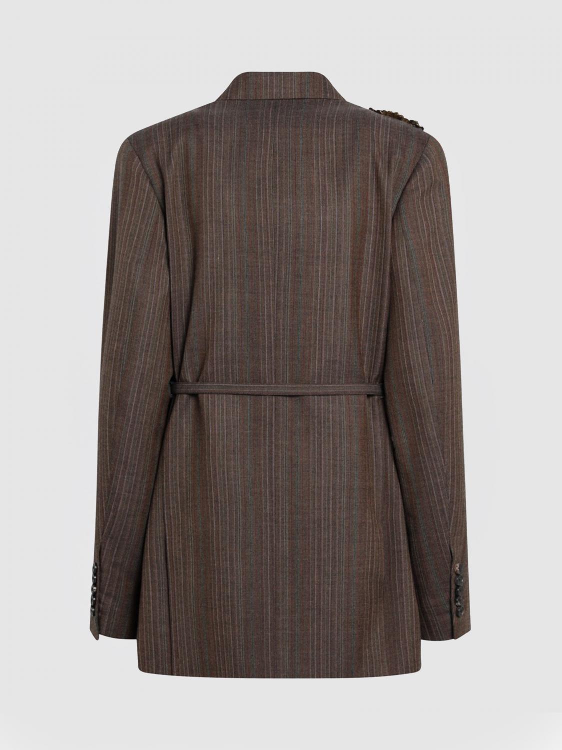 DRIES VAN NOTEN GIACCA: Giacca donna Dries Van Noten, Marrone - Img 3