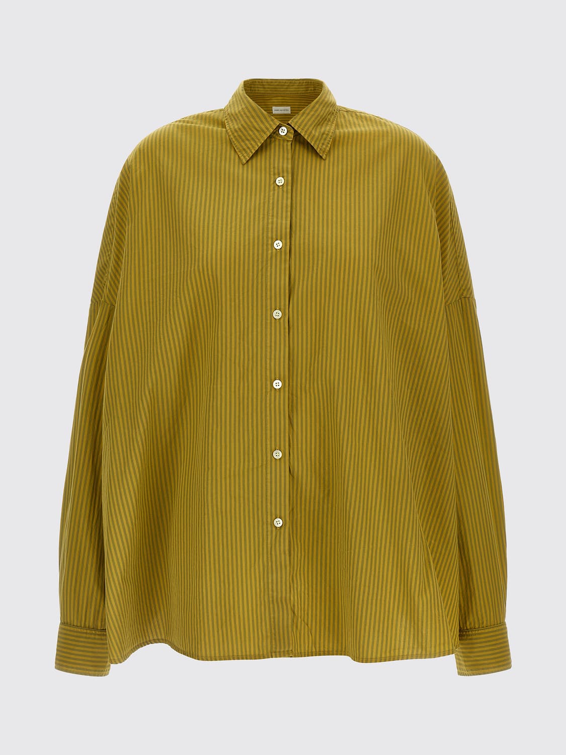 DRIES VAN NOTEN HEMDBLUSE: Hemdbluse damen Dries Van Noten, Grün - Img 2
