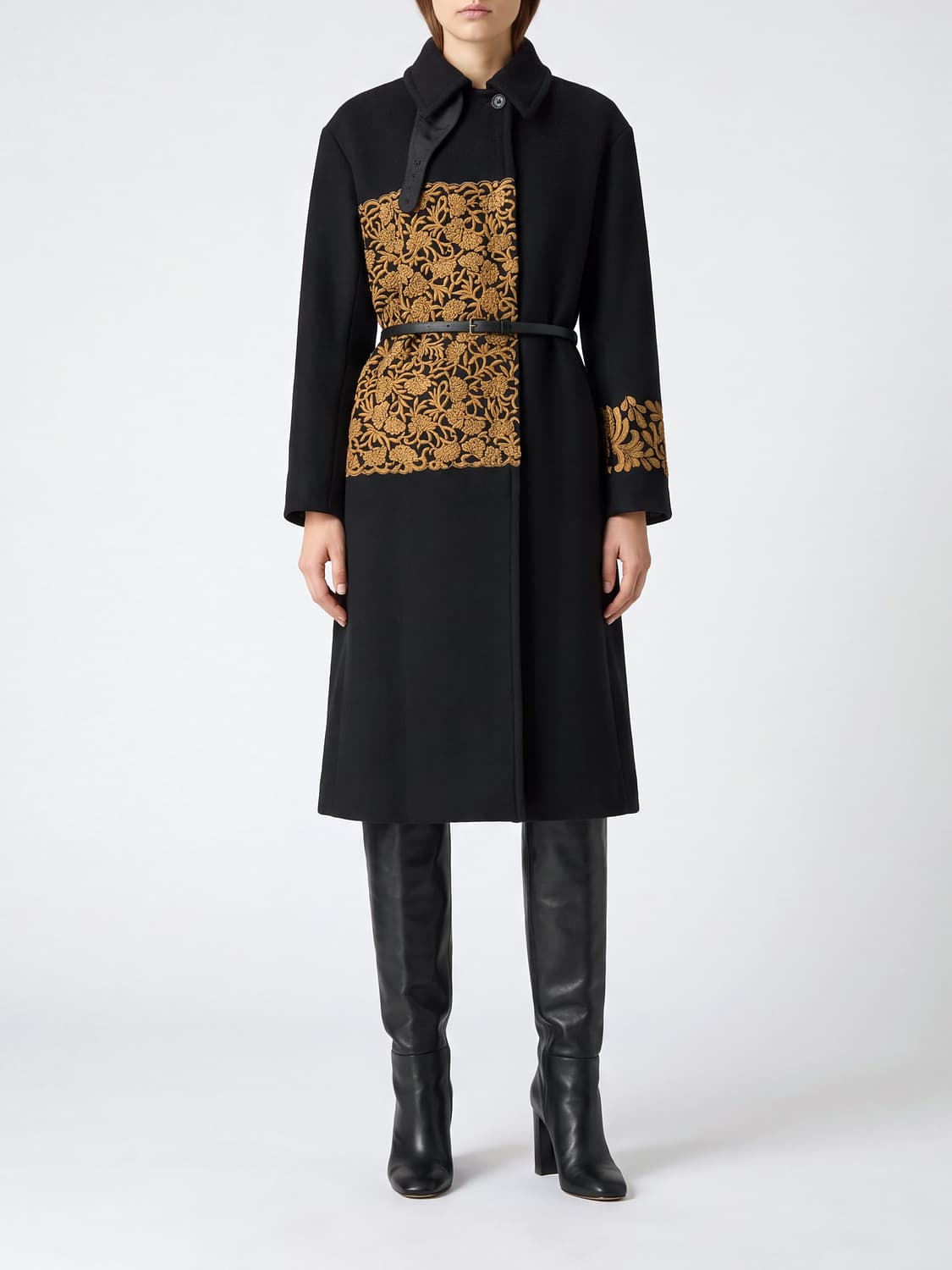 DRIES VAN NOTEN MANTEL: Jacke damen Dries Van Noten, Schwarz - Img 1