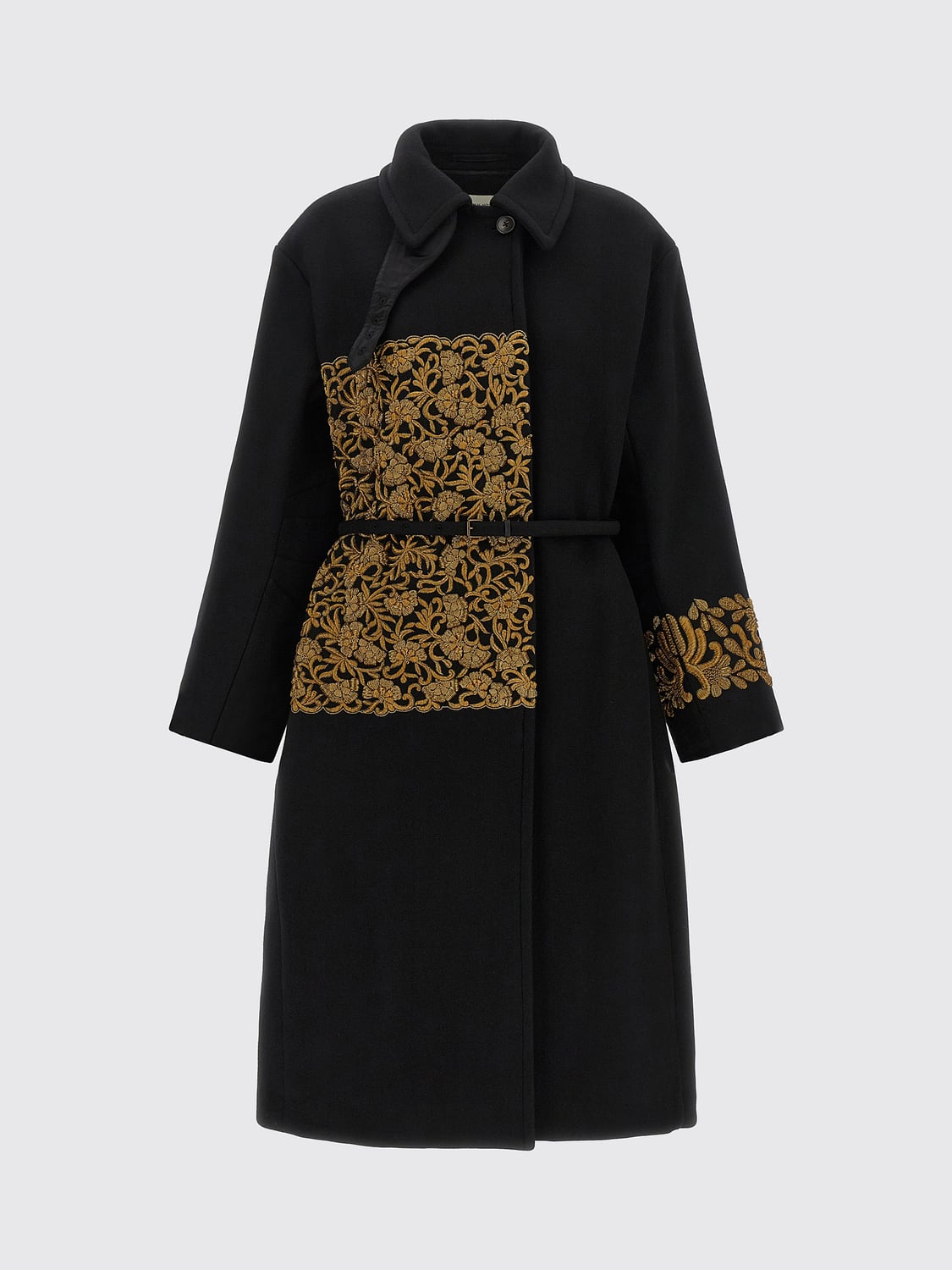 DRIES VAN NOTEN MANTEL: Jacke damen Dries Van Noten, Schwarz - Img 2