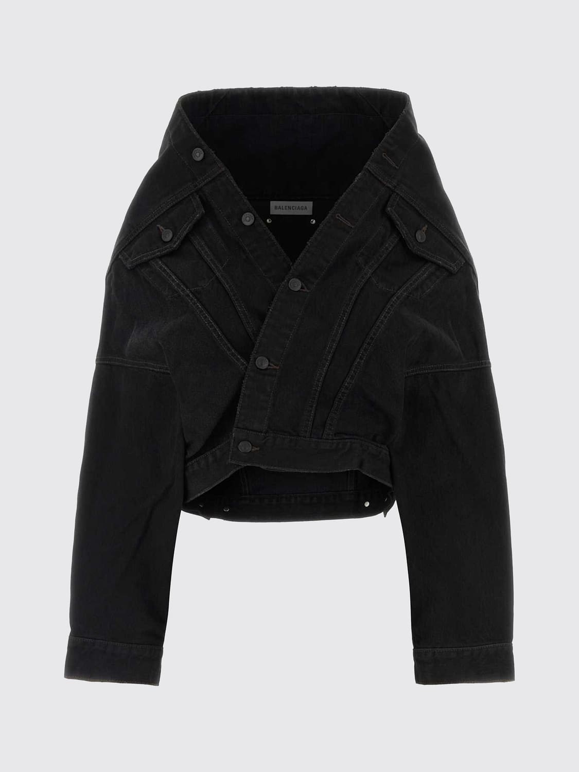 BALENCIAGA CHAQUETA: Chaqueta mujer Balenciaga, Negro - Img 2