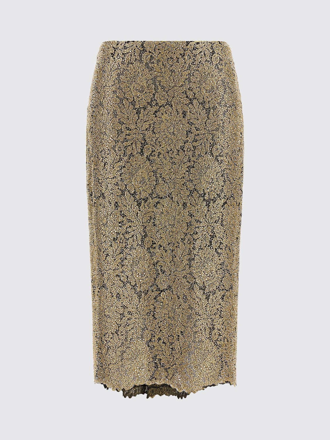 ERMANNO SCERVINO FALDA: Falda mujer Ermanno Scervino, Oro - Img 2