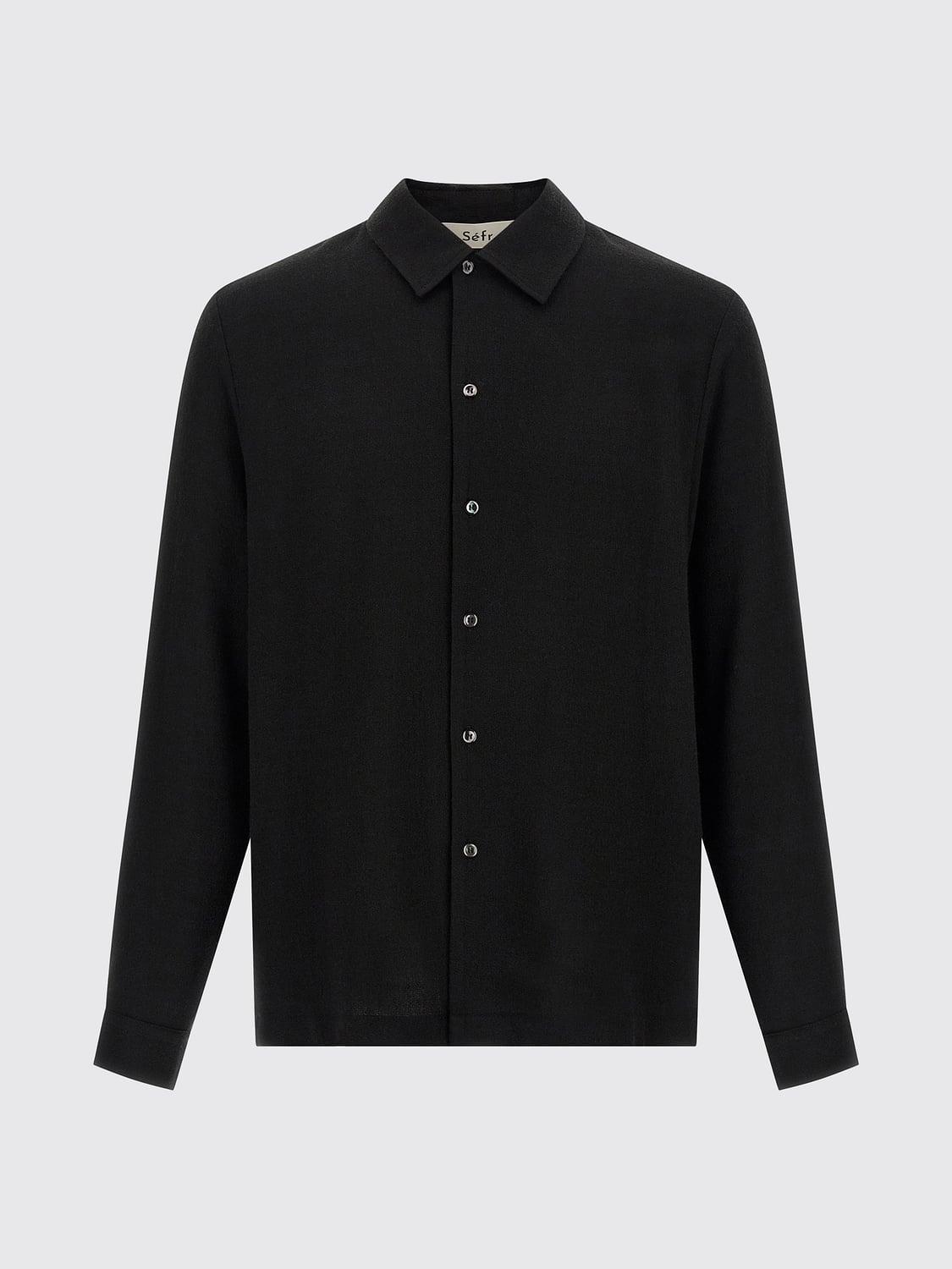 SÉFR SHIRT: Shirt men SÉfr, Black - Img 2