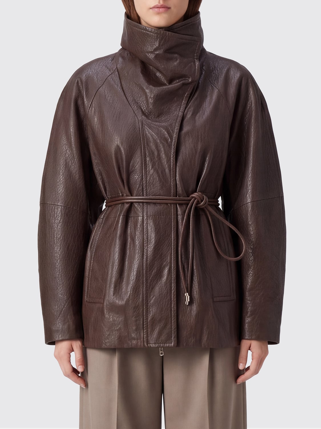 SPORTMAX JACKE: Jacke damen Sportmax, Braun - Img 1