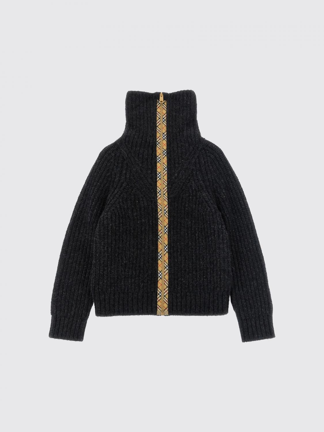 BURBERRY PULL: Pull enfant Burberry, Noir - Img 1