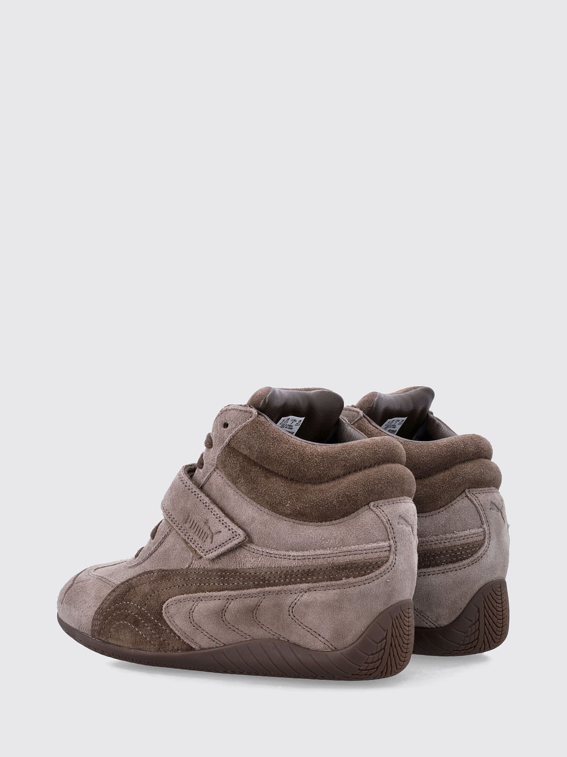 PUMA スニーカー: PUMA ウェッジヒール付き Speedcat Wedge Tonal ハイトップスエードスニーカー, ブラウン - Img 3