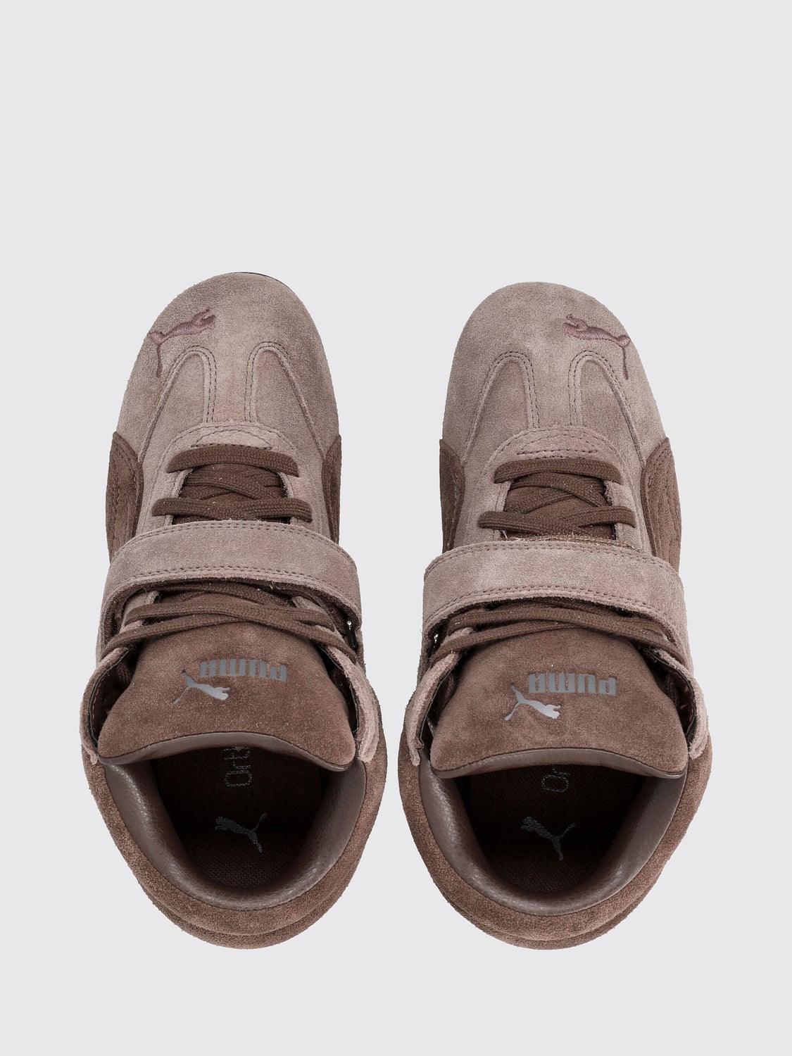 PUMA スニーカー: PUMA ウェッジヒール付き Speedcat Wedge Tonal ハイトップスエードスニーカー, ブラウン - Img 4