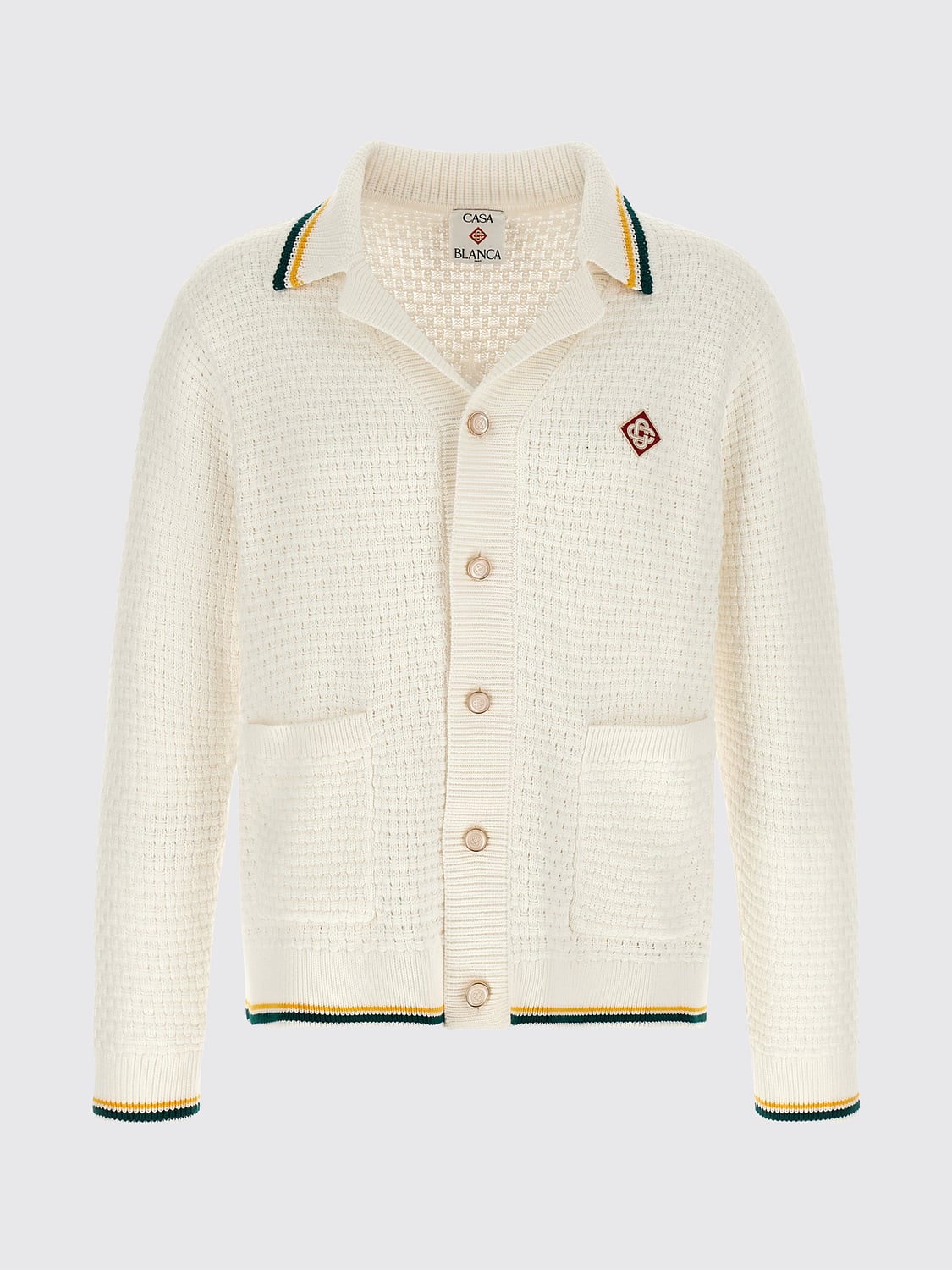 CASABLANCA PULL: Pull homme Casablanca, Blanc - Img 2