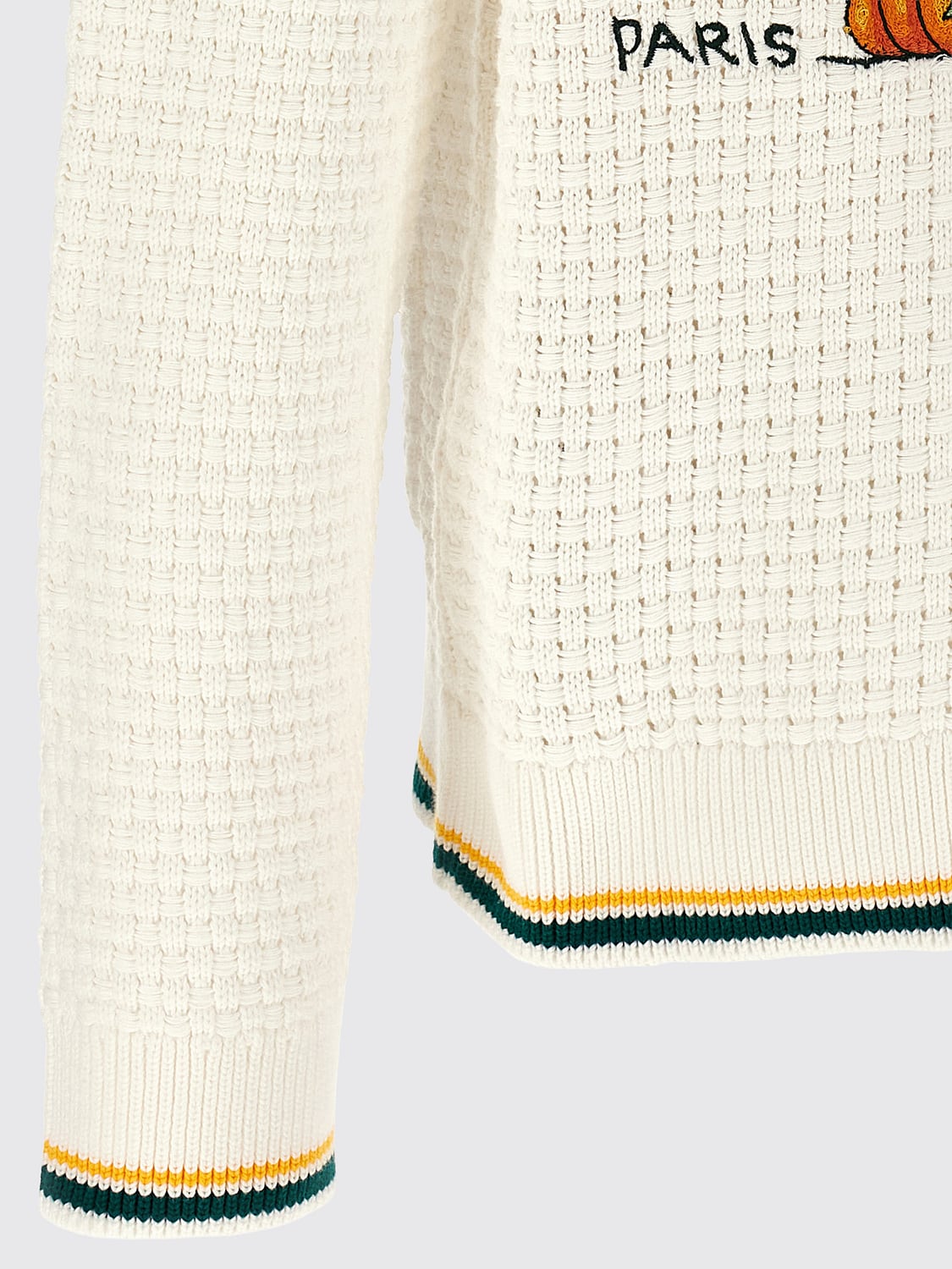CASABLANCA PULL: Pull homme Casablanca, Blanc - Img 4