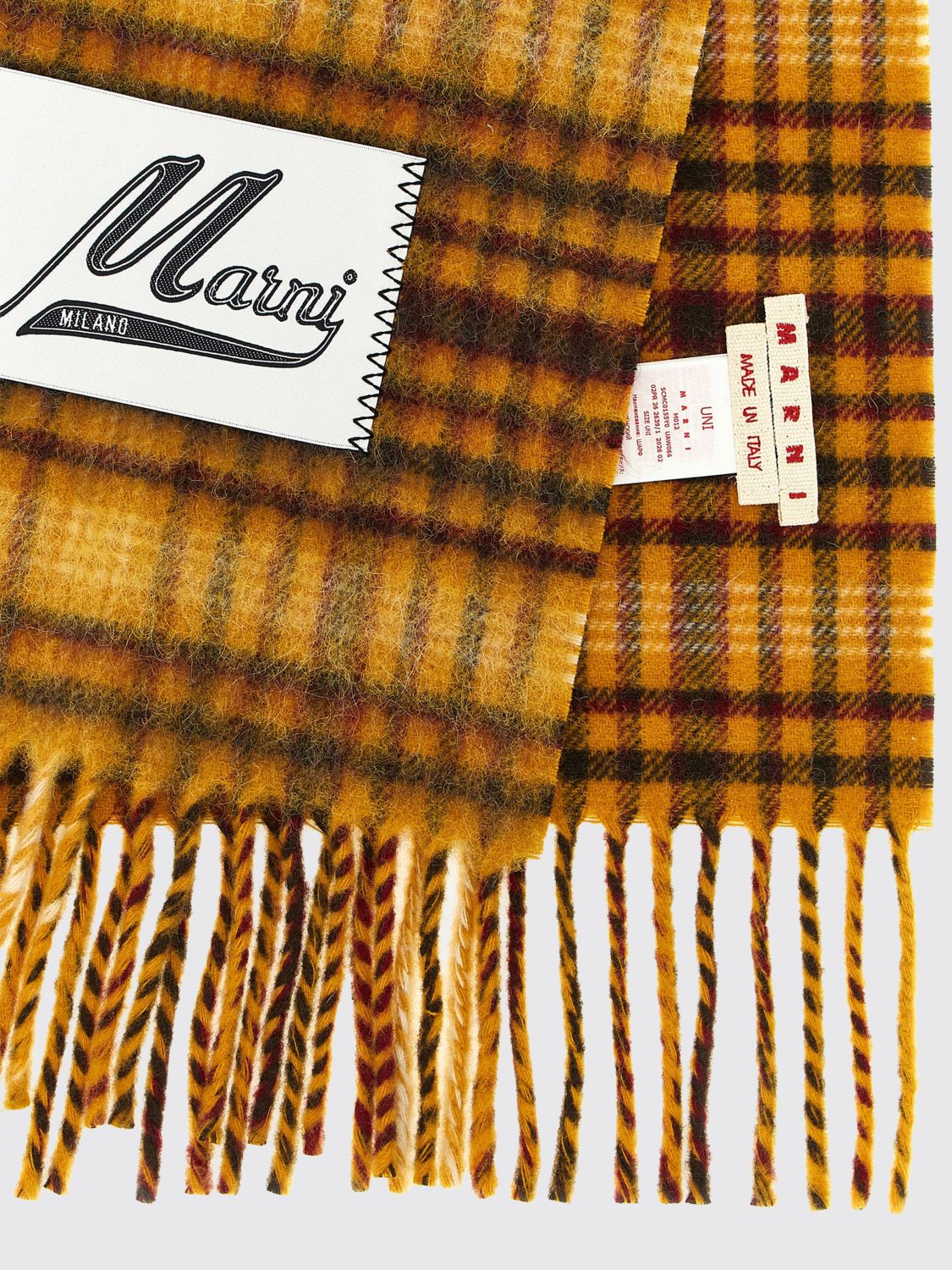 MARNI SEIDENTUCH: Seidentuch damen Marni, Gelb - Img 2