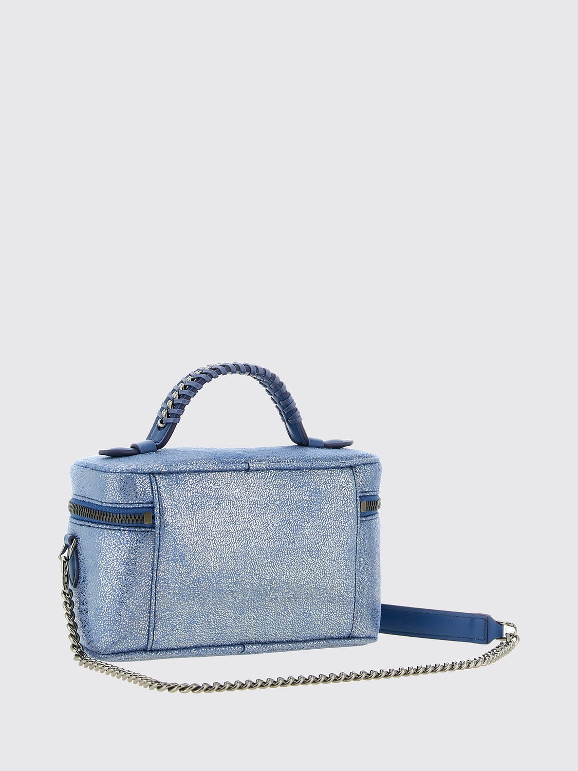 STELLA MCCARTNEY MINI BOLSO: Mini bolso Falabella Vanity STELLA MCCARTNEY de Alter Mat con cadena, Azul Oscuro - Img 2