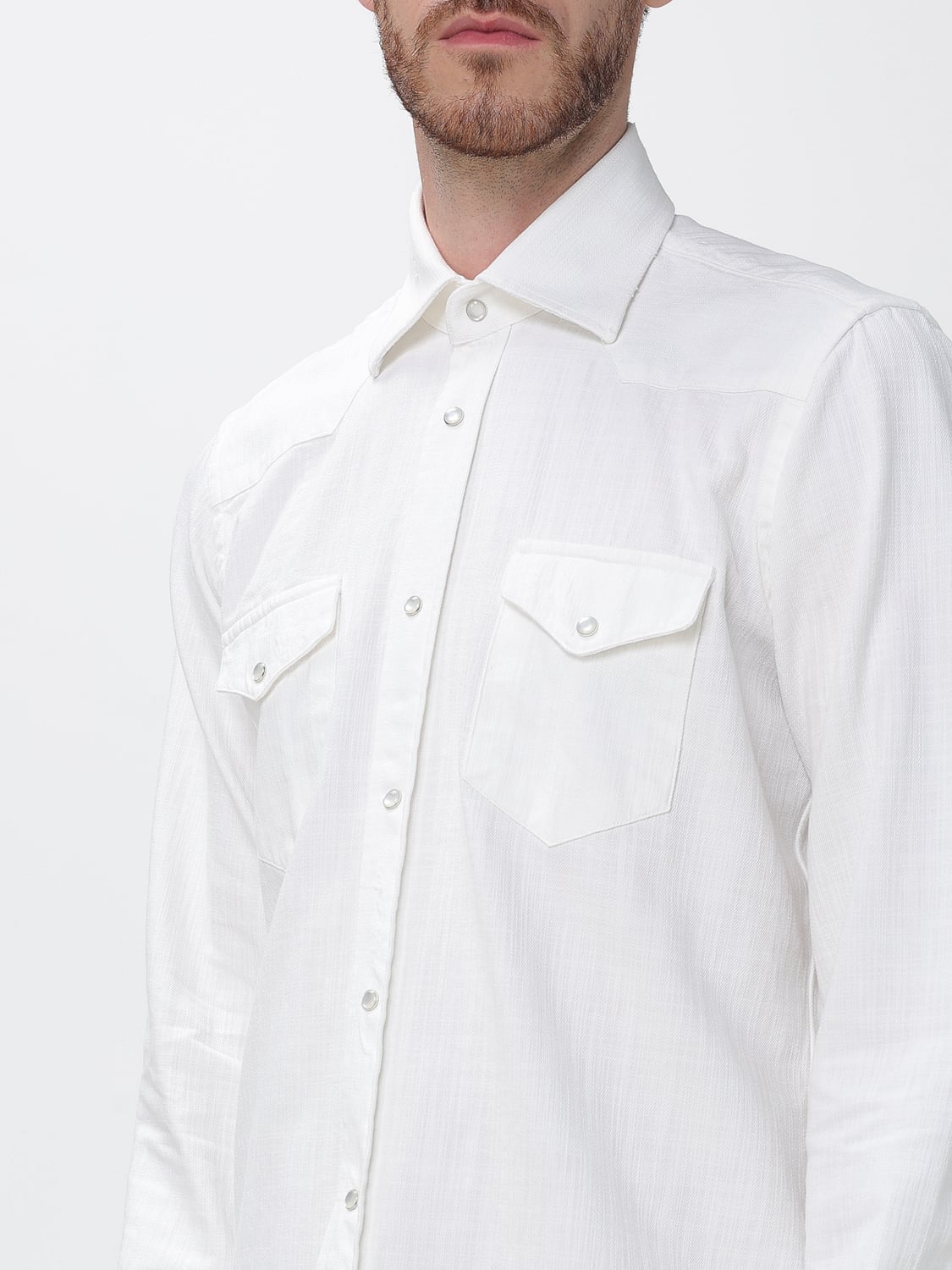 SARTORIO NAPOLI CAMICIA: Camicia uomo Sartorio Napoli, Denim - Img 3
