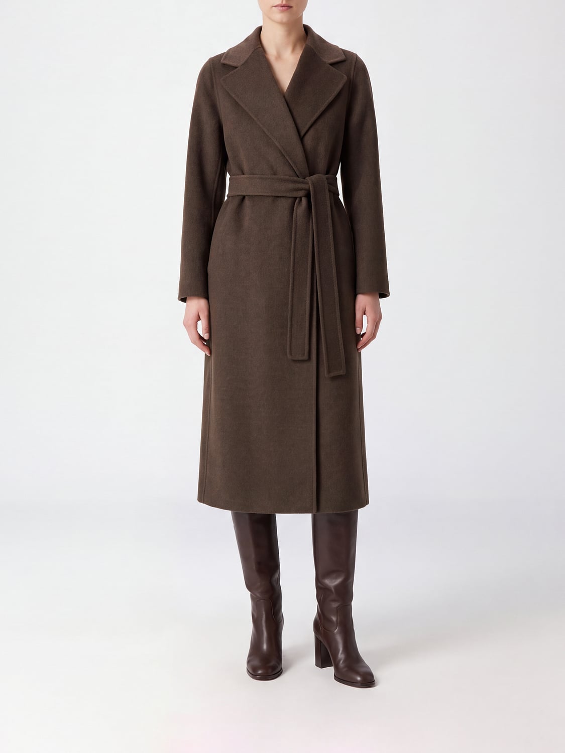 MAX MARA COAT: Jacket woman Max Mara, Brown - Img 1