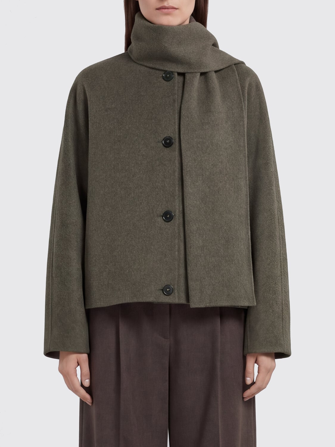 MAX MARA COAT: Jacket woman Max Mara, Brown - Img 1