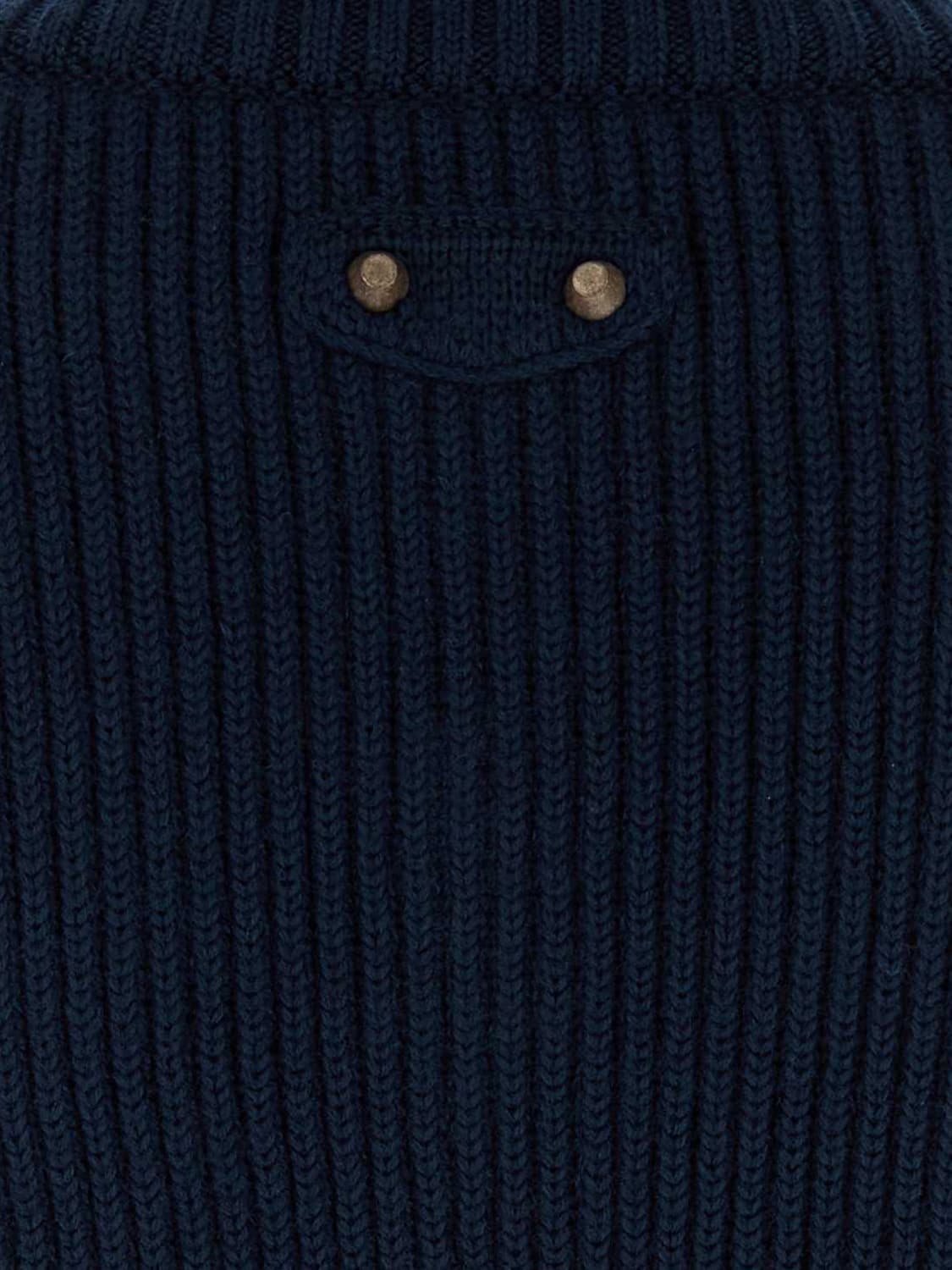BALENCIAGA PULL: Pull homme Balenciaga, Bleu Marine - Img 3