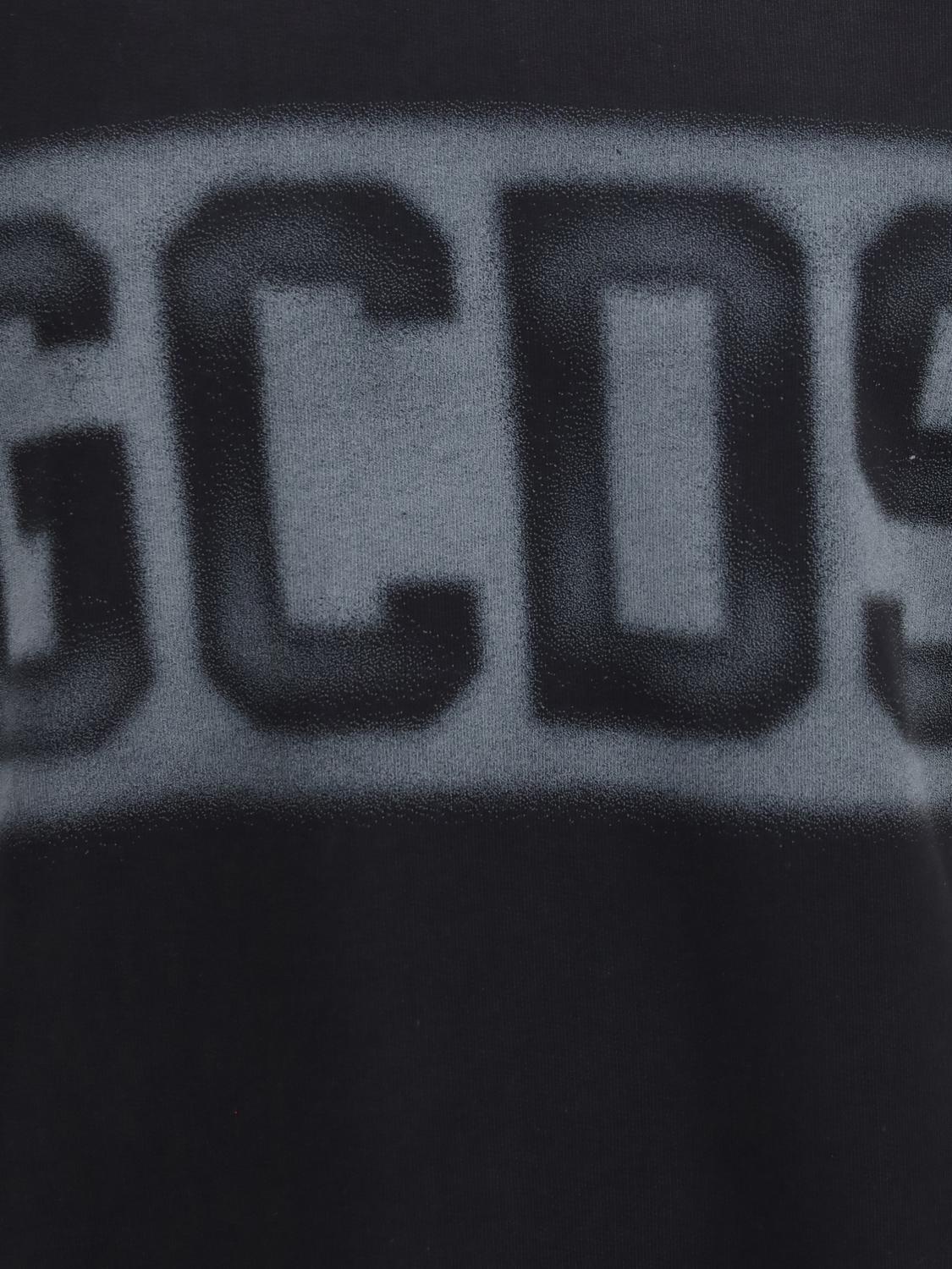 GCDS SWEATSHIRT: Sweatshirt men GCDS, Black - Img 4