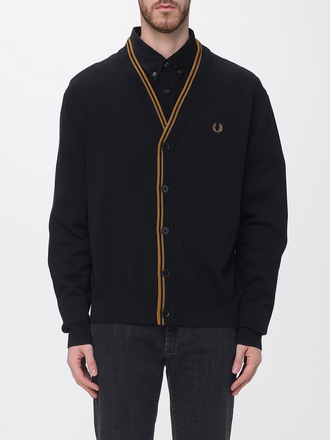 FRED PERRY ТОЛСТОВКА: Толстовка Мужское Fred Perry, Черный - Img 1