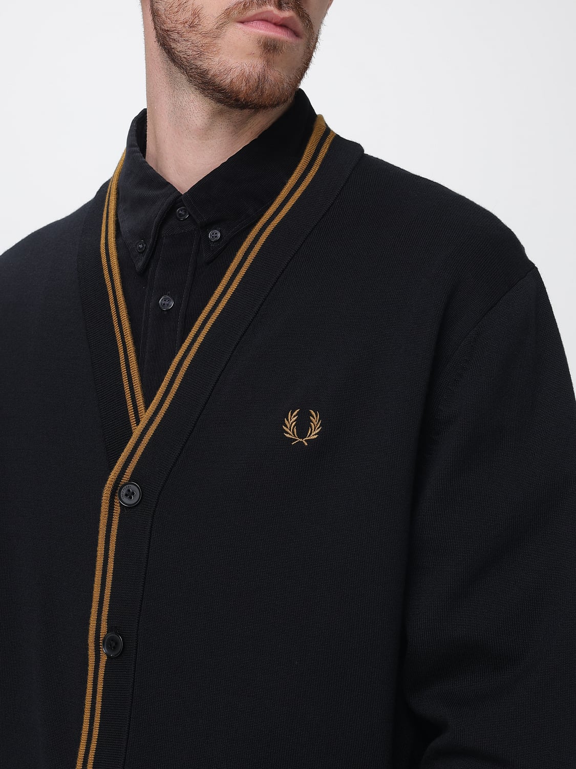 FRED PERRY ТОЛСТОВКА: Толстовка Мужское Fred Perry, Черный - Img 4