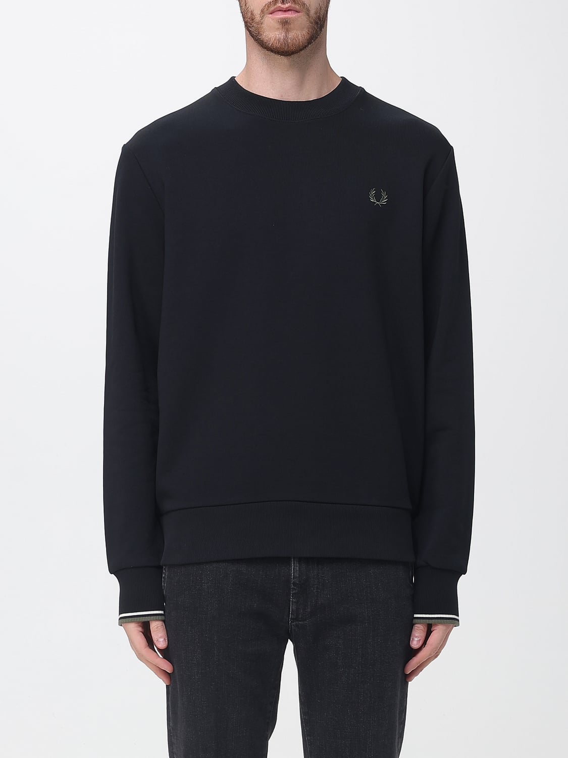 FRED PERRY ТОЛСТОВКА: Толстовка Мужское Fred Perry, Черный - Img 1
